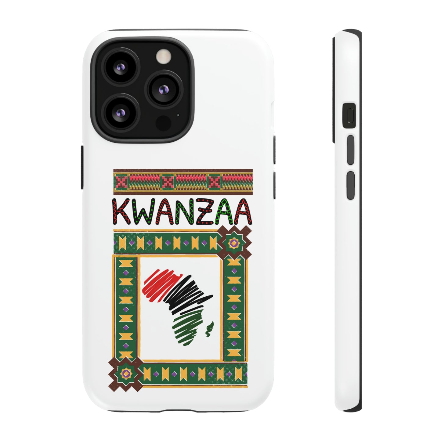 AFRICA KWANZAA: 46-Tough Case iPhone series 15 14 13 12 11 X XR XS 8: Google series 7 6 5: Samsung series S23 S22 S21 S20 S10