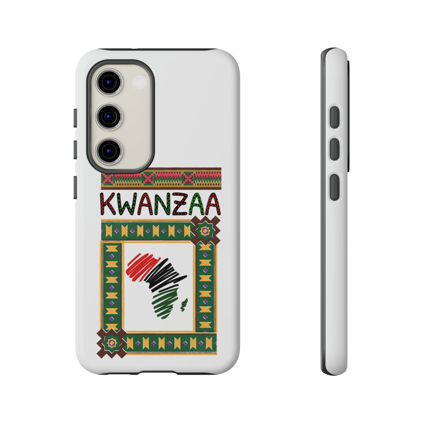 AFRICA KWANZAA: 46-Tough Case iPhone series 15 14 13 12 11 X XR XS 8: Google series 7 6 5: Samsung series S23 S22 S21 S20 S10