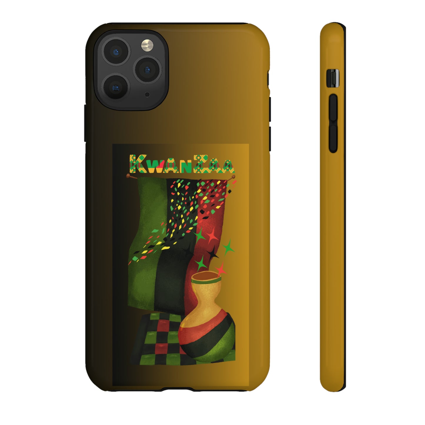 KWANZAA FLAG: 46-Tough Case iPhone series 15 14 13 12 11 X XR XS 8: Google series 7 6 5: Samsung series S23 S22 S21 S20 S10