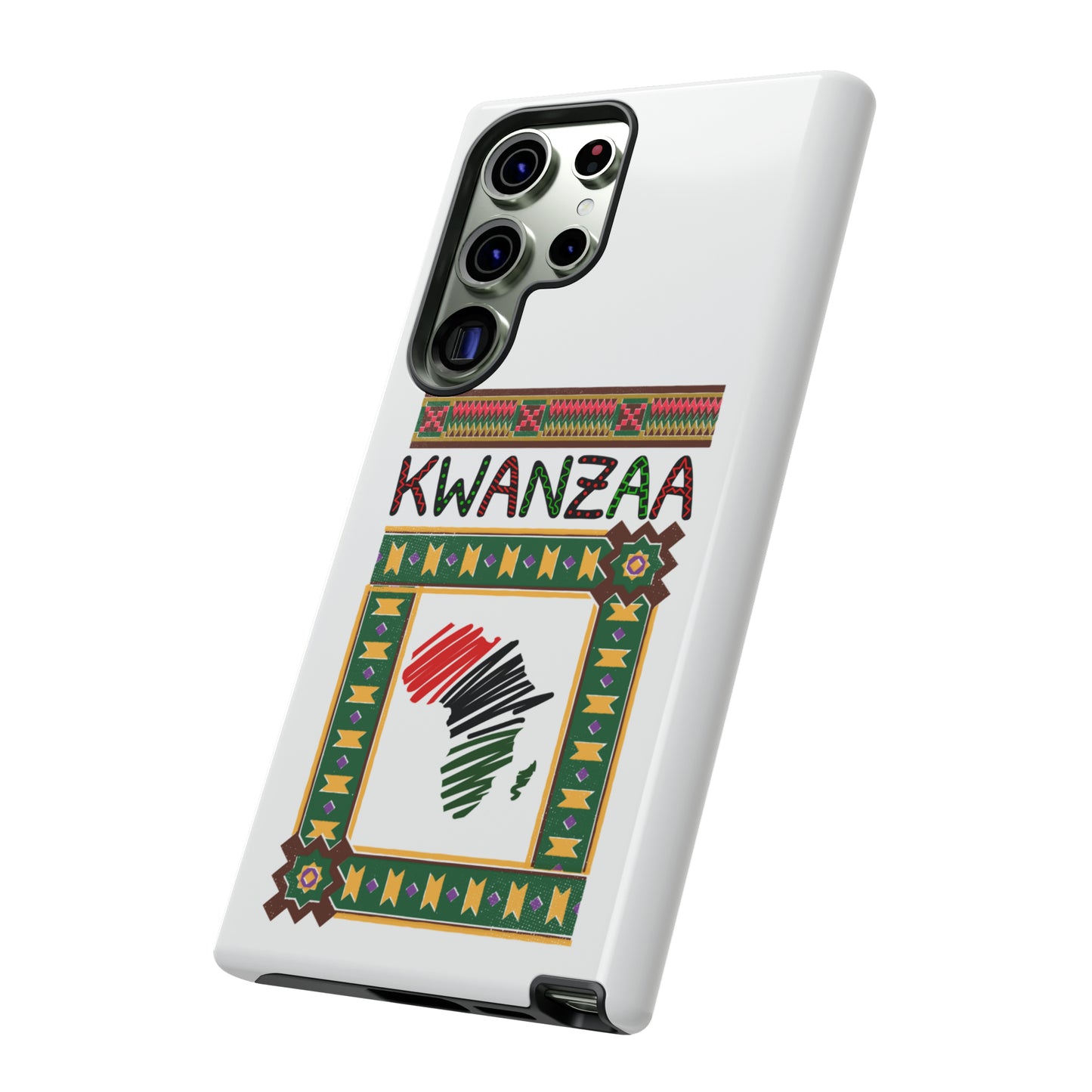 AFRICA KWANZAA: 46-Tough Case iPhone series 15 14 13 12 11 X XR XS 8: Google series 7 6 5: Samsung series S23 S22 S21 S20 S10