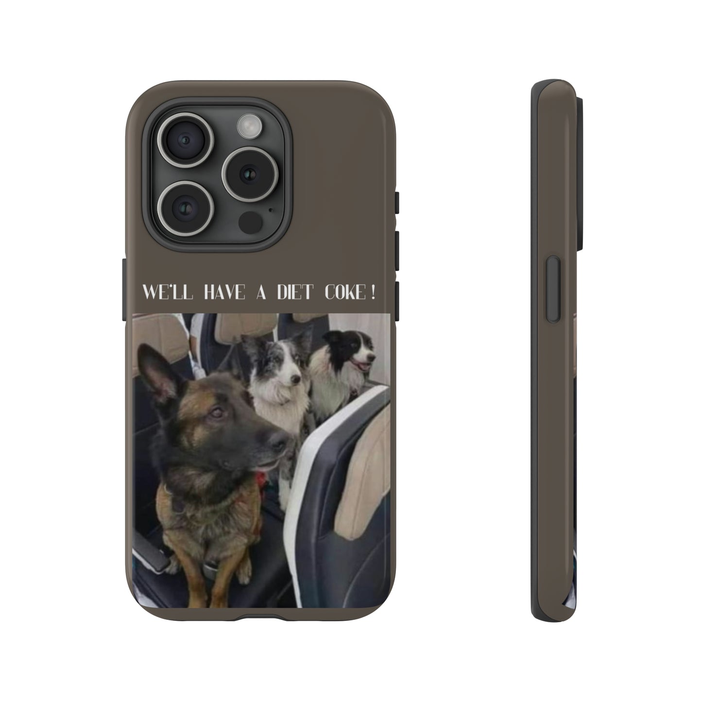 Brown Doggie Airlines: 46-Tough Case iPhone series 15 14 13 12 11 X XR XS 8: Google series 7 6 5: Samsung series S23 S22 S21 S20 S10