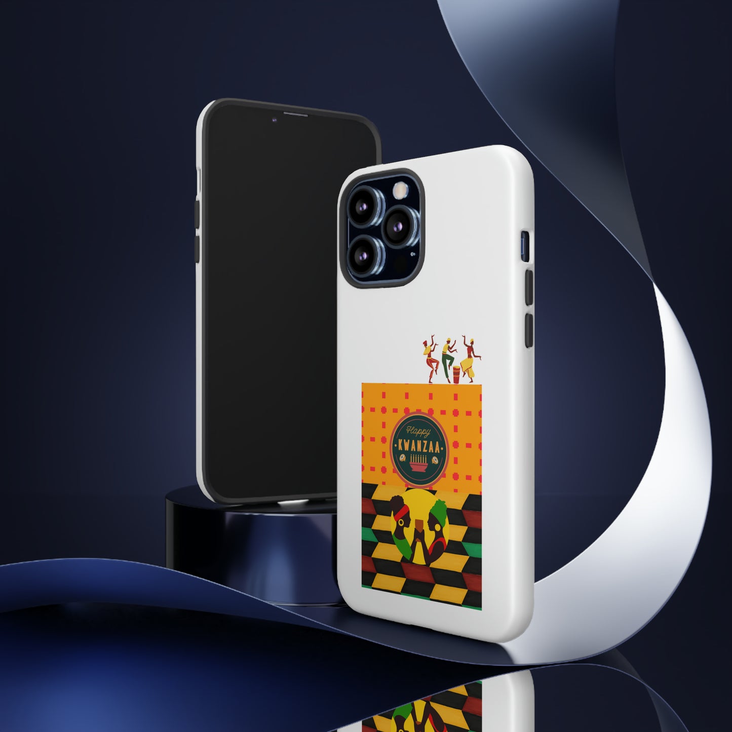 HAPPY KWANZA: 46-Tough Case iPhone series 15 14 13 12 11 X XR XS 8: Google series 7 6 5: Samsung series S23 S22 S21 S20 S10