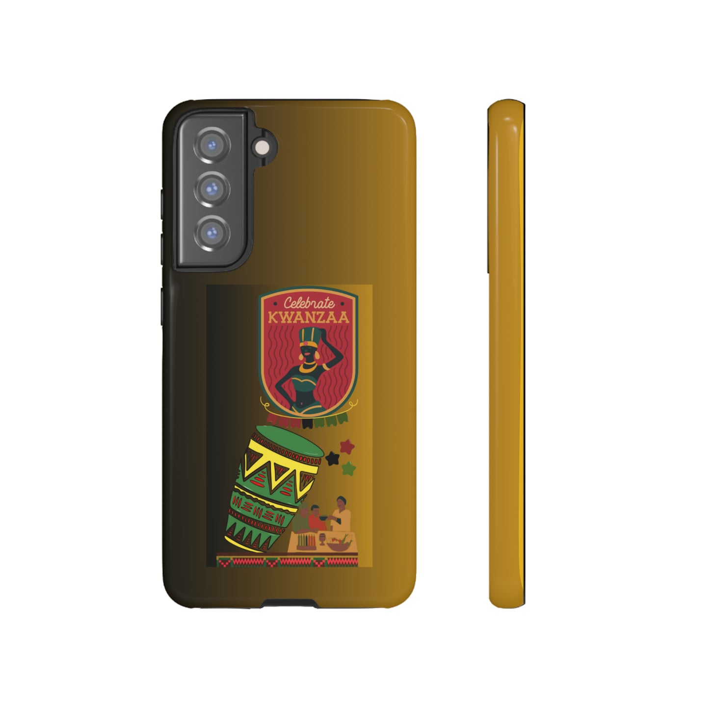 CELEBRATE KWANZAA: 46-Tough Case iPhone series 15 14 13 12 11 X XR XS 8: Google series 7 6 5: Samsung series S23 S22 S21 S20 S10