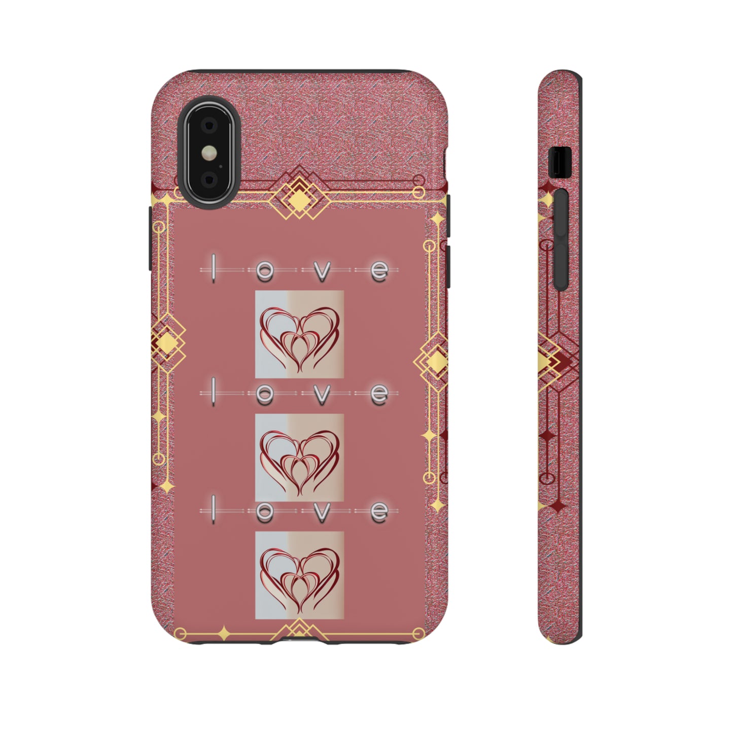 Three Hearts Love: 46-Tough Case iPhone series 15 14 13 12 11 X XR XS 8: Google series 7 6 5: Samsung series S23 S22 S21 S20 S10