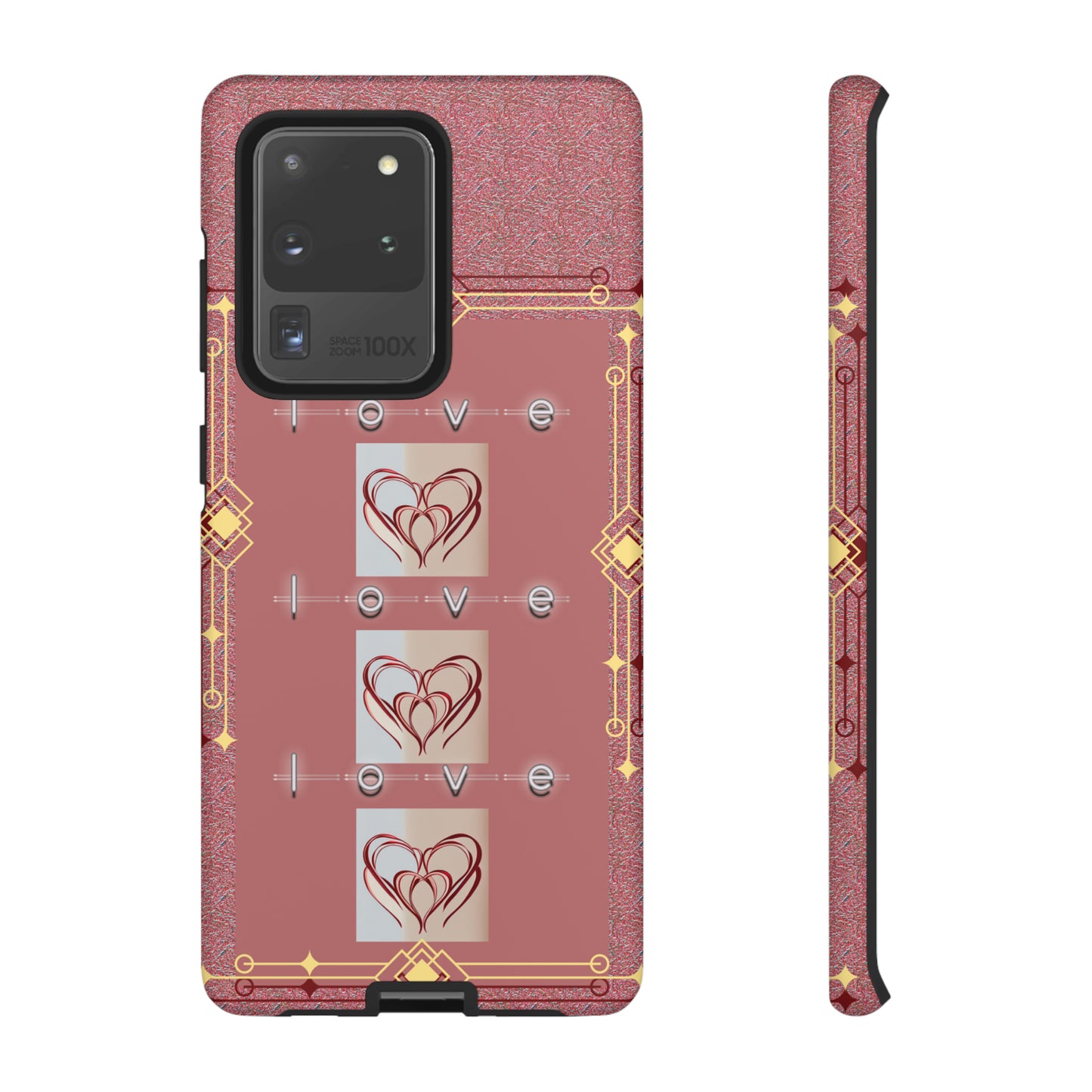 Three Hearts Love: 46-Tough Case iPhone series 15 14 13 12 11 X XR XS 8: Google series 7 6 5: Samsung series S23 S22 S21 S20 S10