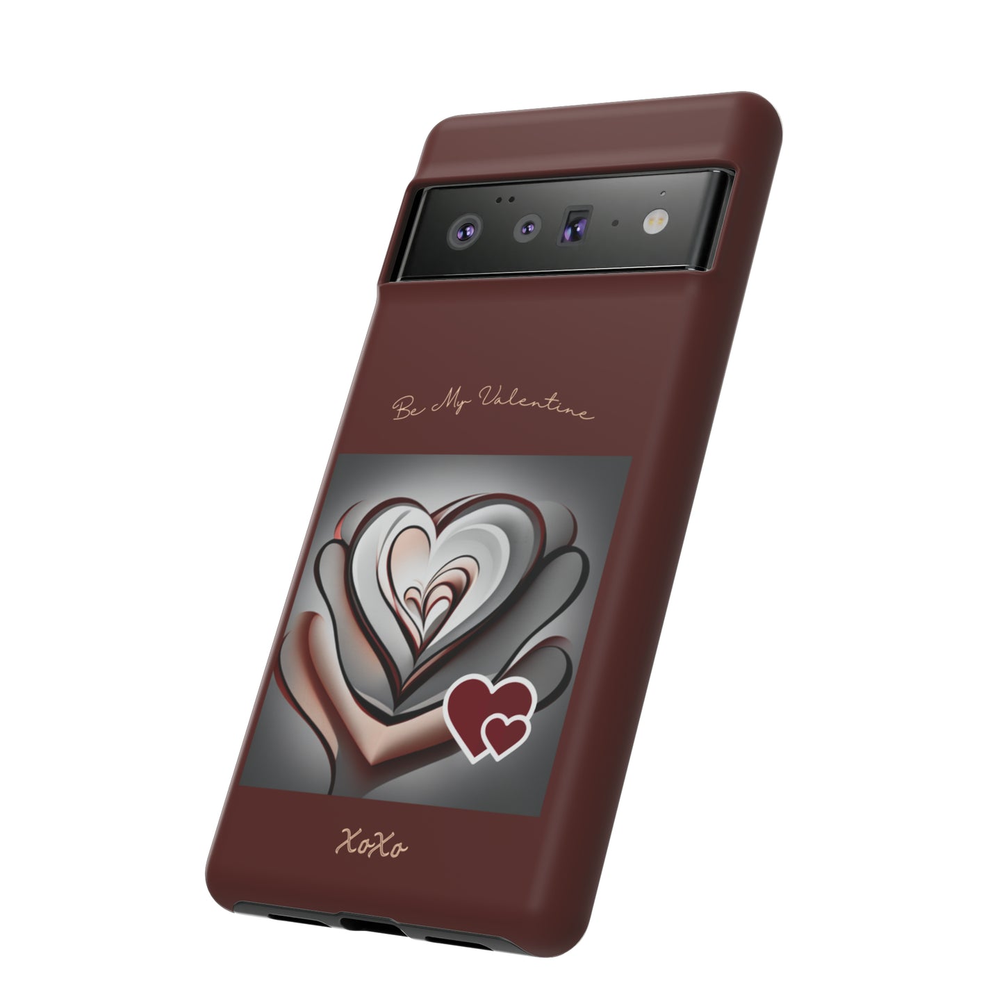 Valentine Triple Heart: 46-Tough Case iPhone series 15 14 13 12 11 X XR XS 8: Google series 7 6 5: Samsung series S23 S22 S21 S20 S10