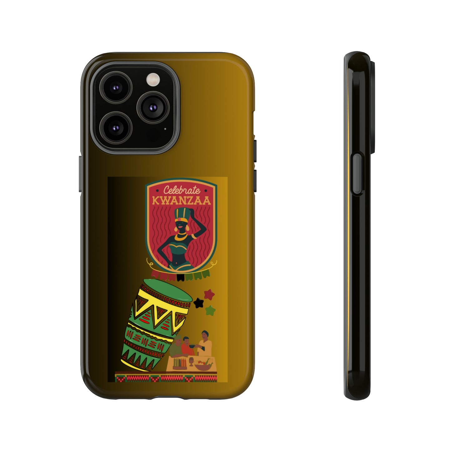 CELEBRATE KWANZAA: 46-Tough Case iPhone series 15 14 13 12 11 X XR XS 8: Google series 7 6 5: Samsung series S23 S22 S21 S20 S10