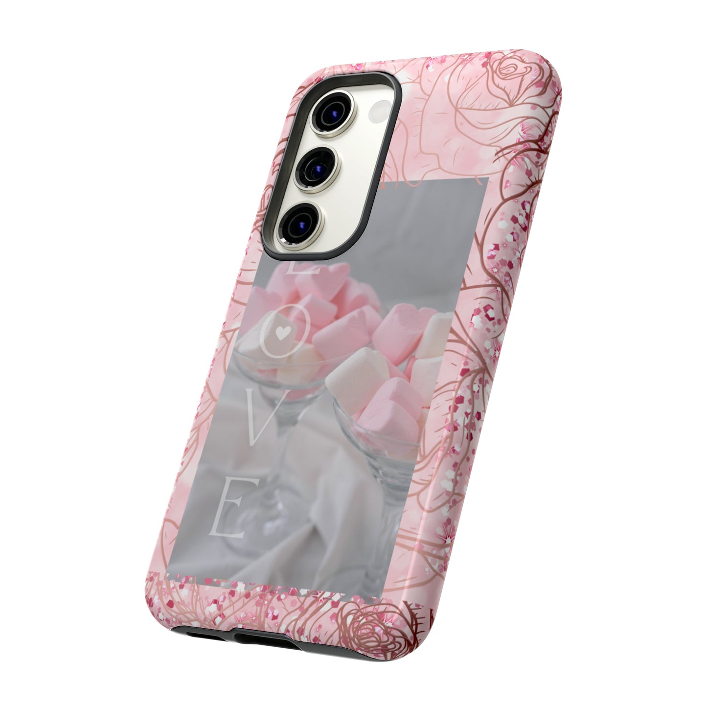 Pink Candy Love: 46-Tough Case iPhone series 15 14 13 12 11 X XR XS 8: Google series 7 6 5: Samsung series S23 S22 S21 S20 S10