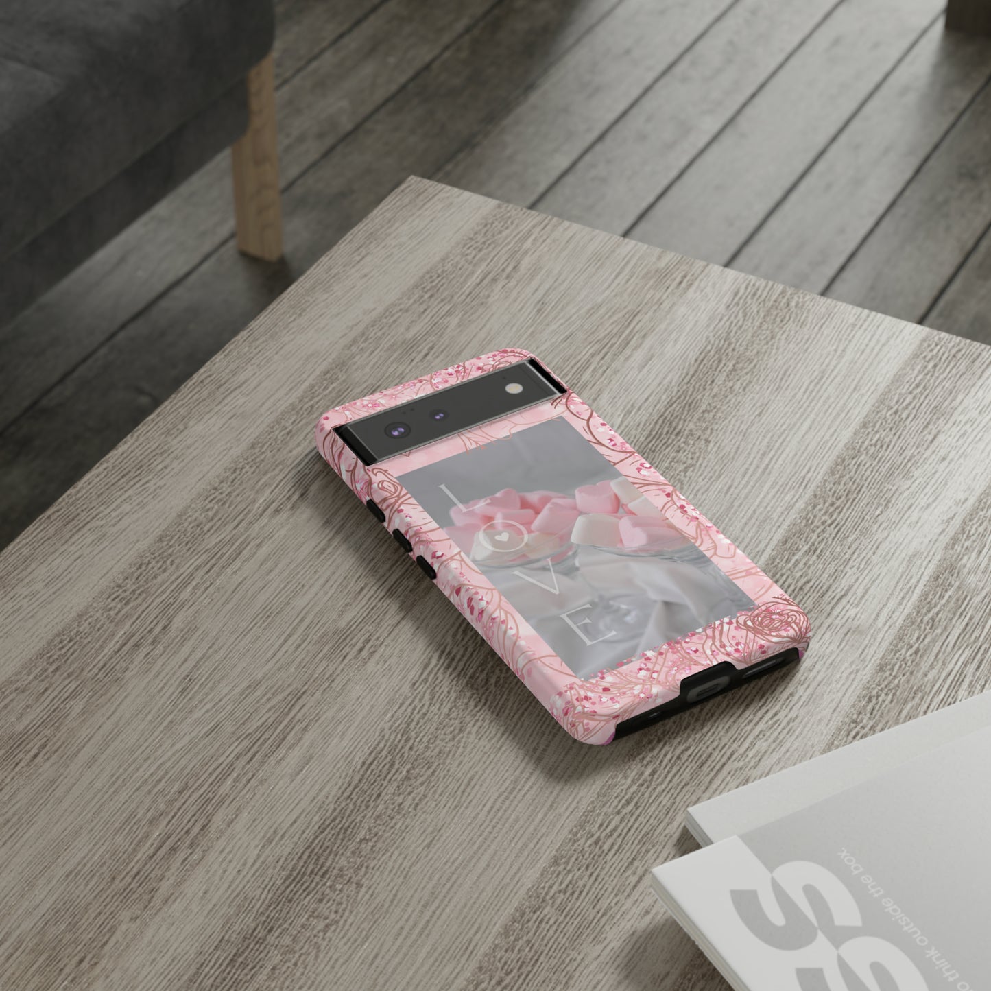 Pink Candy Love: 46-Tough Case iPhone series 15 14 13 12 11 X XR XS 8: Google series 7 6 5: Samsung series S23 S22 S21 S20 S10