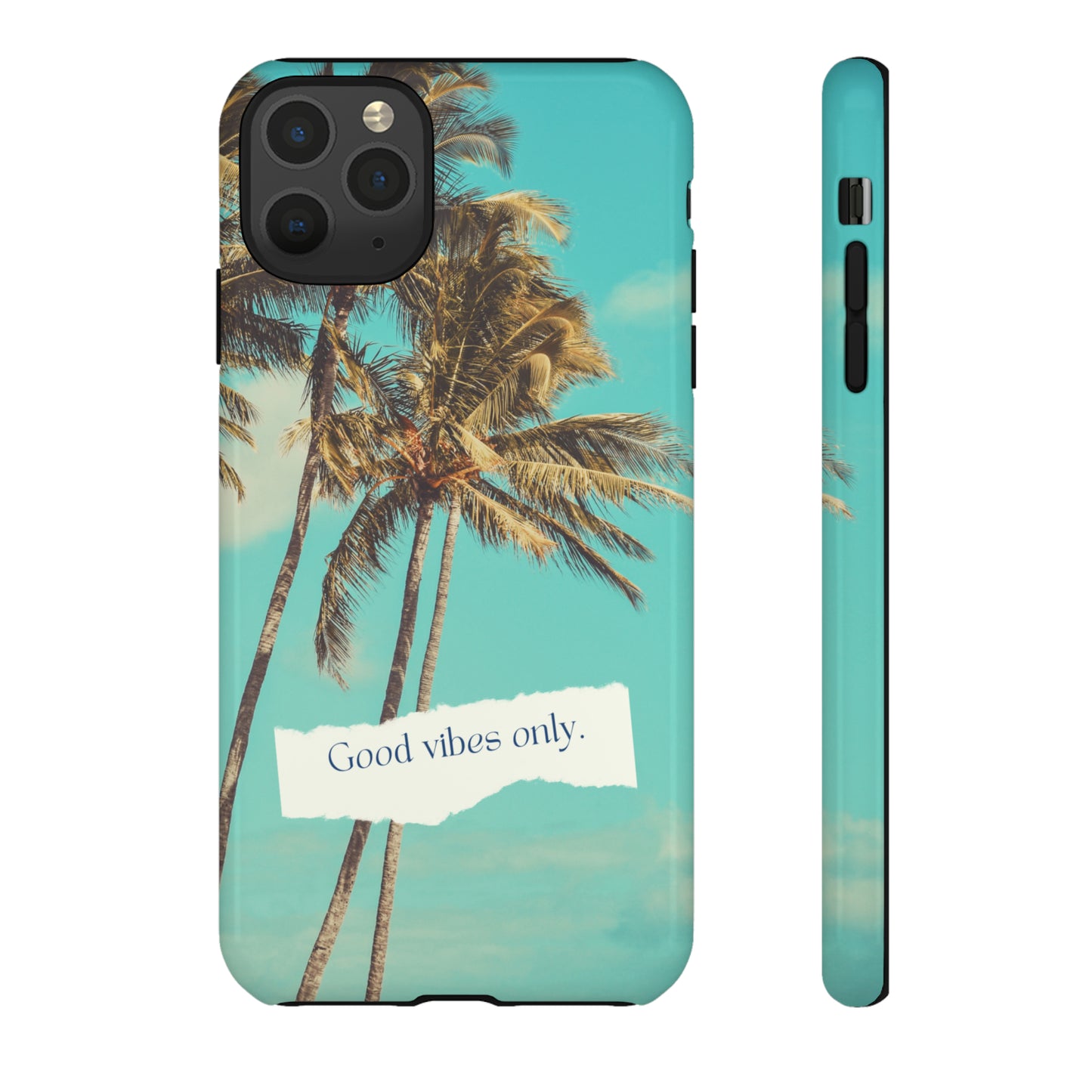 Palm Blue with Turquoise background : 46-Tough Case iPhone series 15 14 13 12 11 X XR XS 8: Google series 7 6 5: Samsung series S23 S22 S21 S20 S10