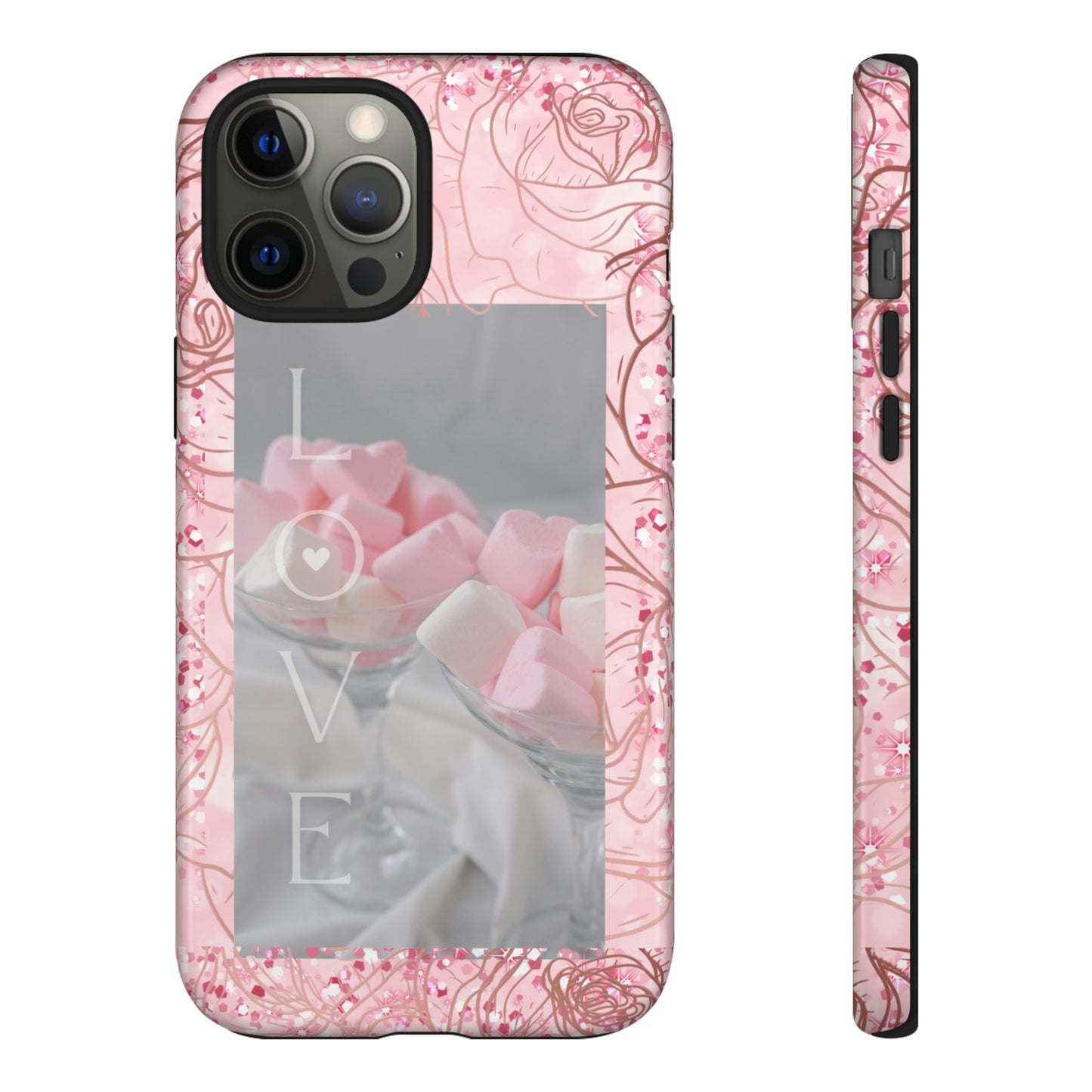 Pink Candy Love: 46-Tough Case iPhone series 15 14 13 12 11 X XR XS 8: Google series 7 6 5: Samsung series S23 S22 S21 S20 S10