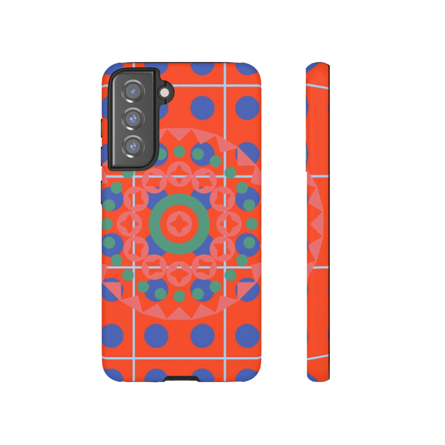 Orange Crush Camouflage with Black background: 46-Tough Case iPhone series 15 14 13 12 11 X XR XS 8: Google series 7 6 5: Samsung series S23 S22 S21 S20 S10