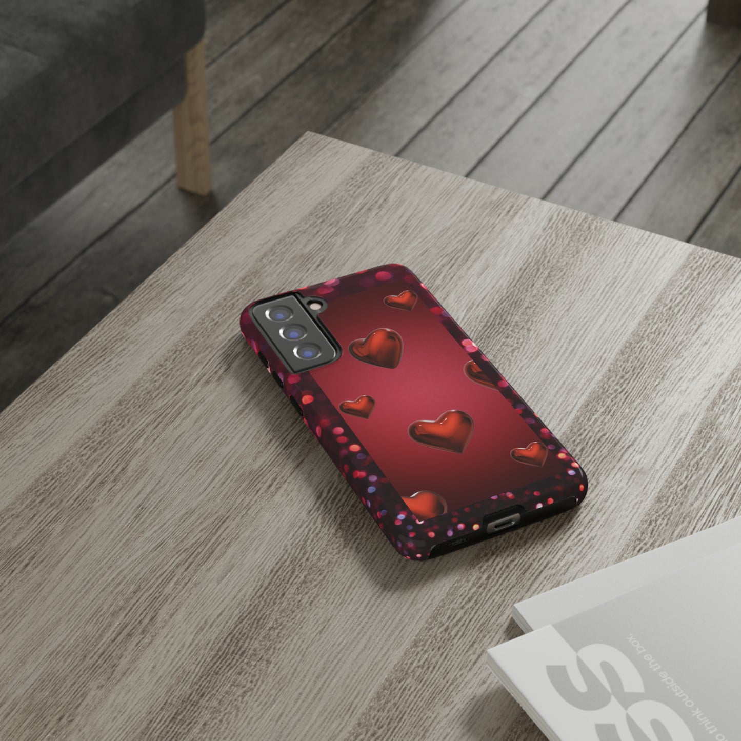 Real Red Valentine: 46-Tough Case iPhone series 15 14 13 12 11 X XR XS 8: Google series 7 6 5: Samsung series S23 S22 S21 S20 S10