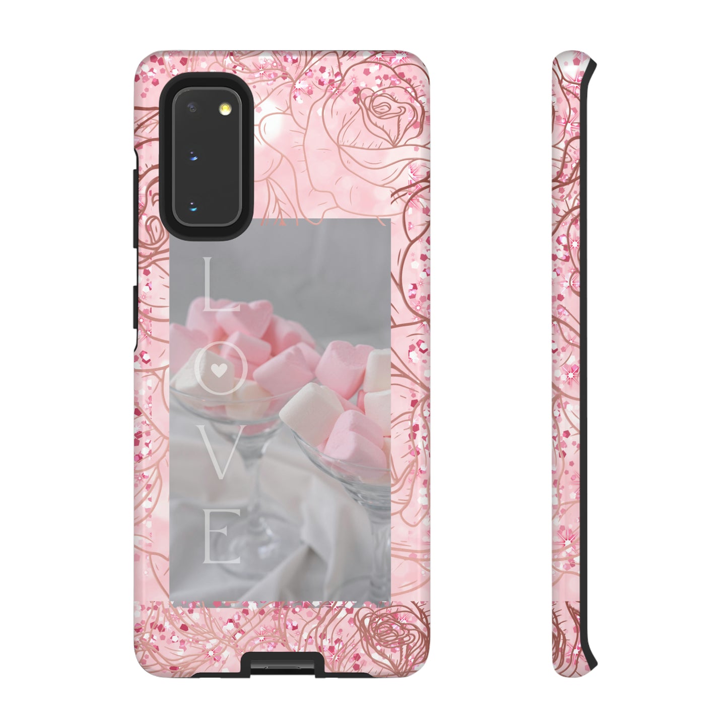 Pink Candy Love: 46-Tough Case iPhone series 15 14 13 12 11 X XR XS 8: Google series 7 6 5: Samsung series S23 S22 S21 S20 S10