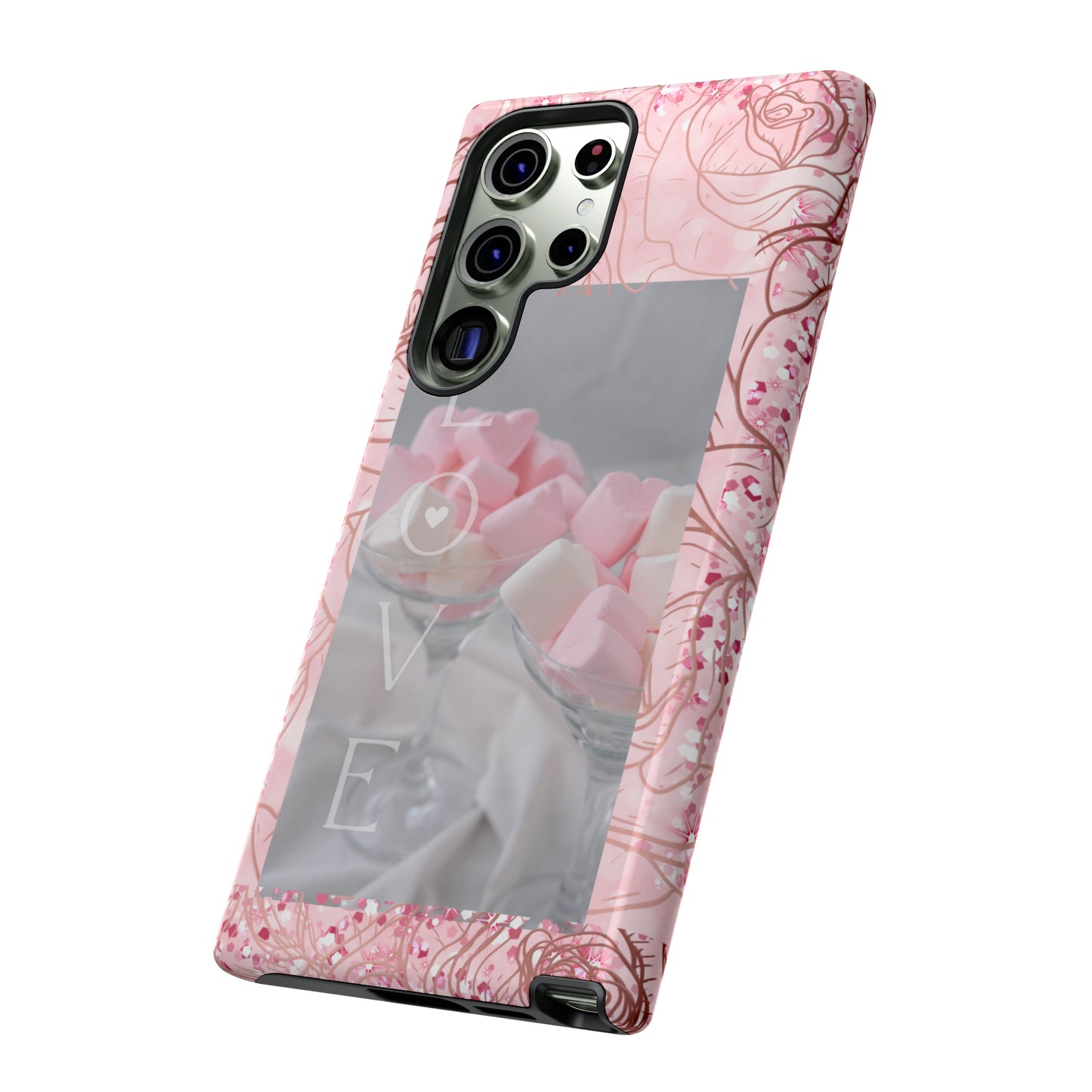 Pink Candy Love: 46-Tough Case iPhone series 15 14 13 12 11 X XR XS 8: Google series 7 6 5: Samsung series S23 S22 S21 S20 S10