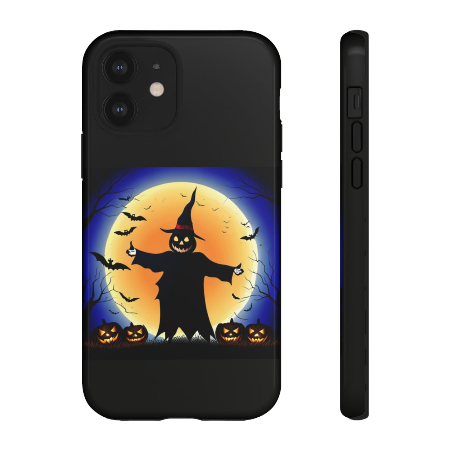 Scary Halloween with Black background: 46-Tough Case iPhone series 15 14 13 12 11 X XR XS 8: Google series 7 6 5: Samsung series S23 S22 S21 S20 S10Tough Cases