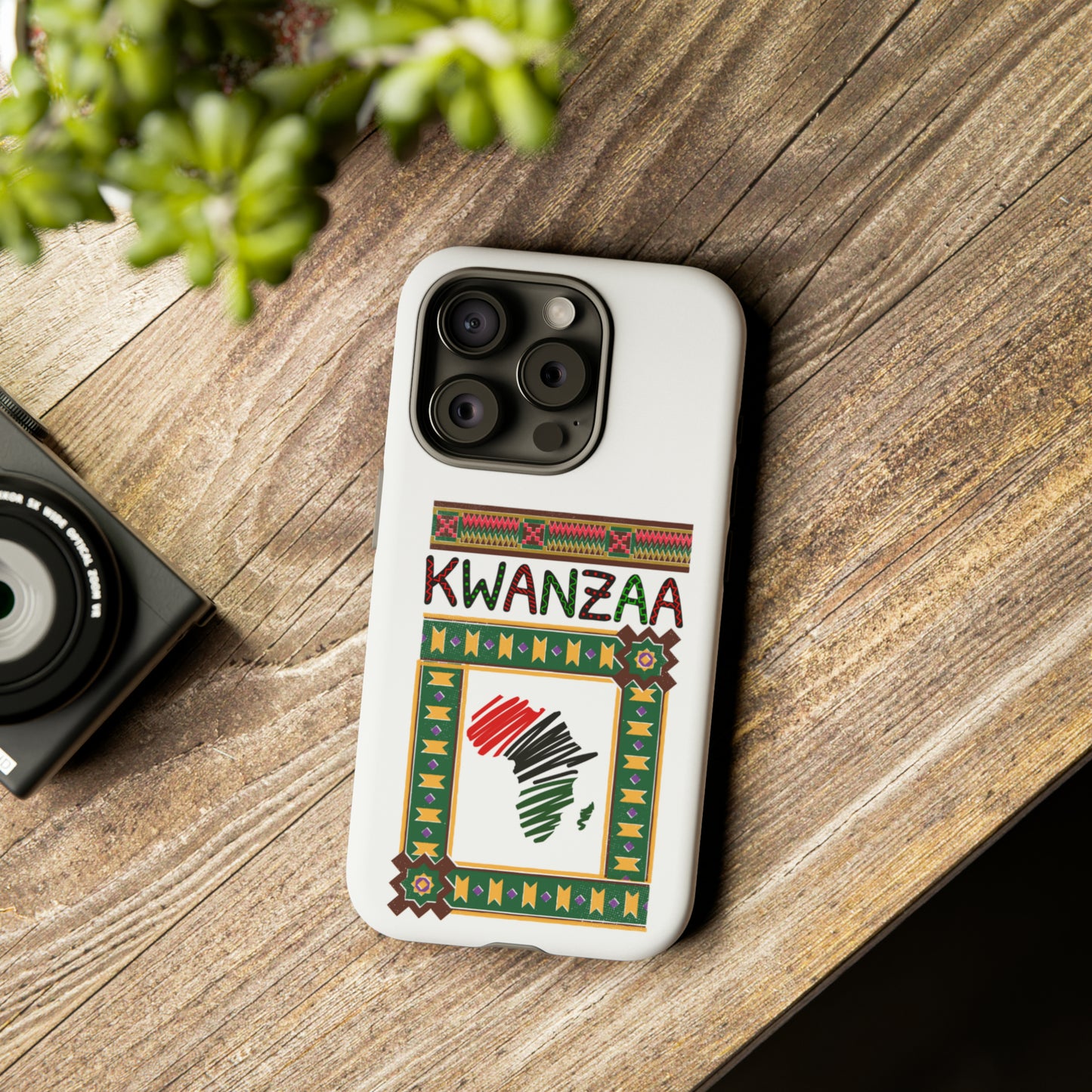 AFRICA KWANZAA: 46-Tough Case iPhone series 15 14 13 12 11 X XR XS 8: Google series 7 6 5: Samsung series S23 S22 S21 S20 S10