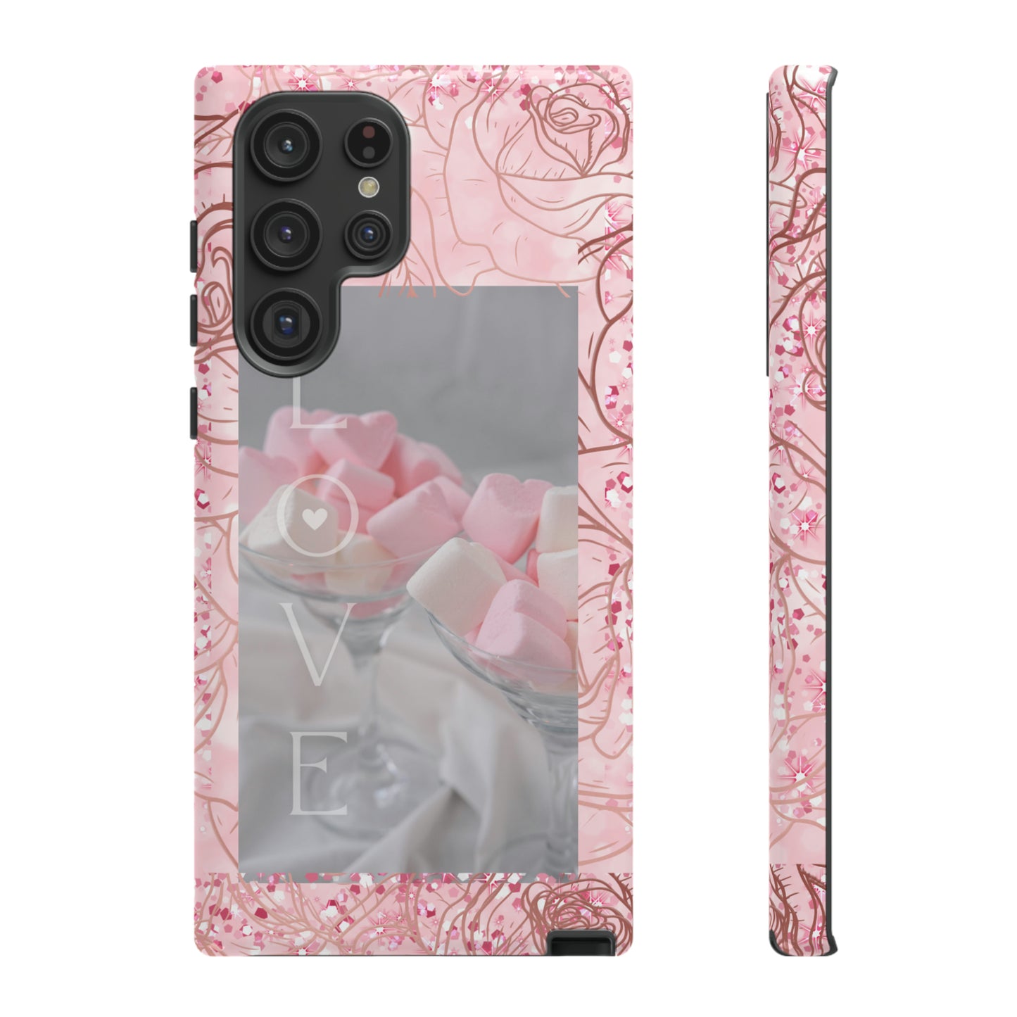 Pink Candy Love: 46-Tough Case iPhone series 15 14 13 12 11 X XR XS 8: Google series 7 6 5: Samsung series S23 S22 S21 S20 S10