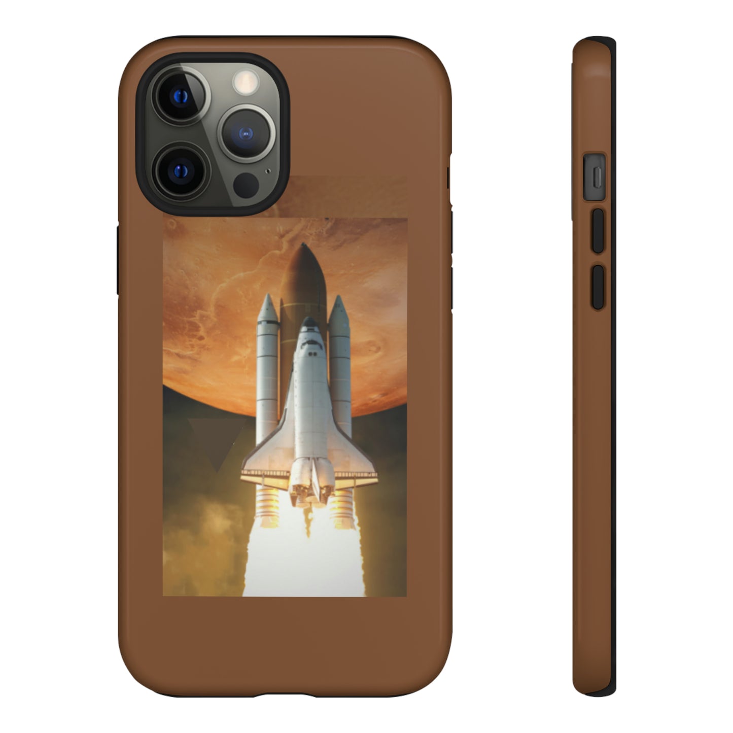 Rocket Man with Light Brown background: 46-Tough Case iPhone series 15 14 13 12 11 X XR XS 8: Google series 7 6 5: Samsung series S23 S22 S21 S20 S10