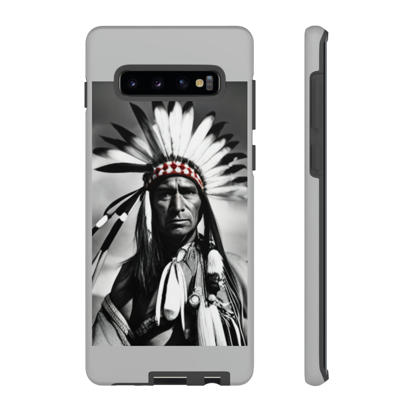 Warrior Pride with Grey Background: 46-Tough Case iPhone series 15 14 13 12 11 X XR XS 8: Google series 7 6 5: Samsung series S23 S22 S21 S20 S10