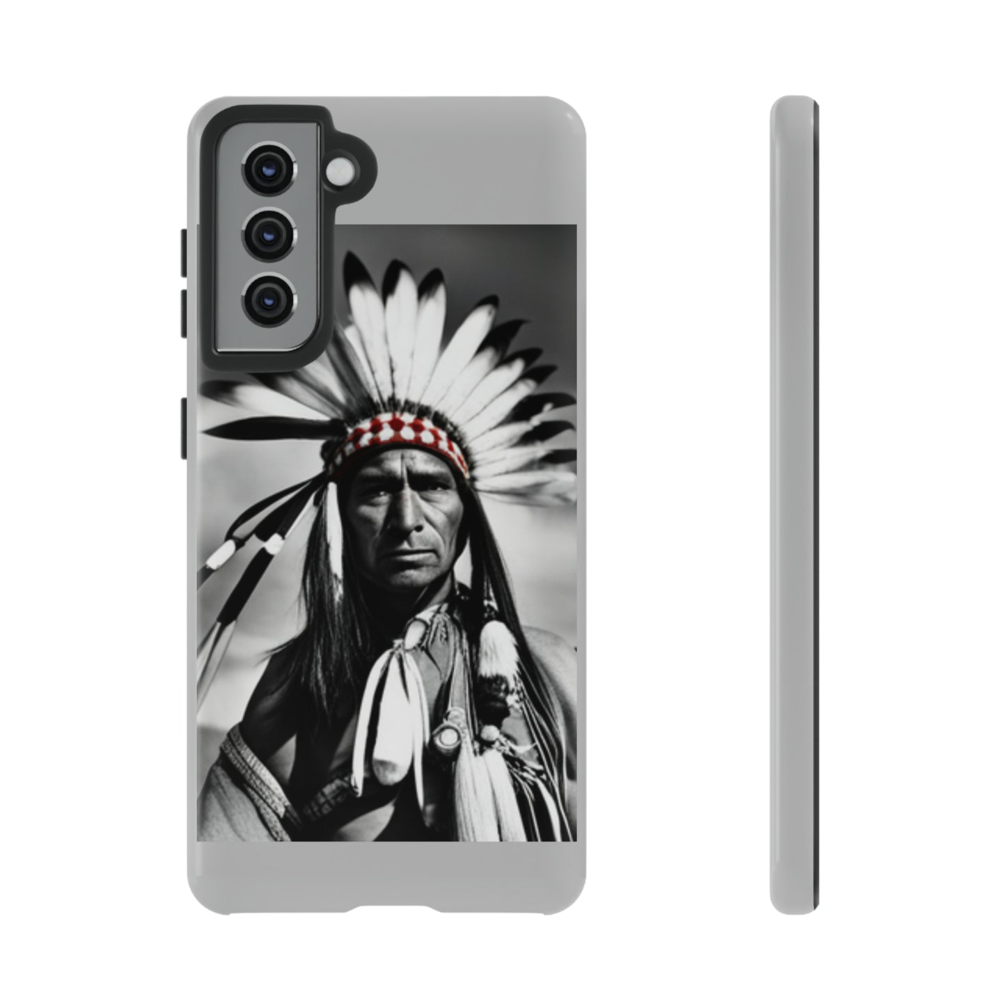 Warrior Pride with Grey Background: 46-Tough Case iPhone series 15 14 13 12 11 X XR XS 8: Google series 7 6 5: Samsung series S23 S22 S21 S20 S10