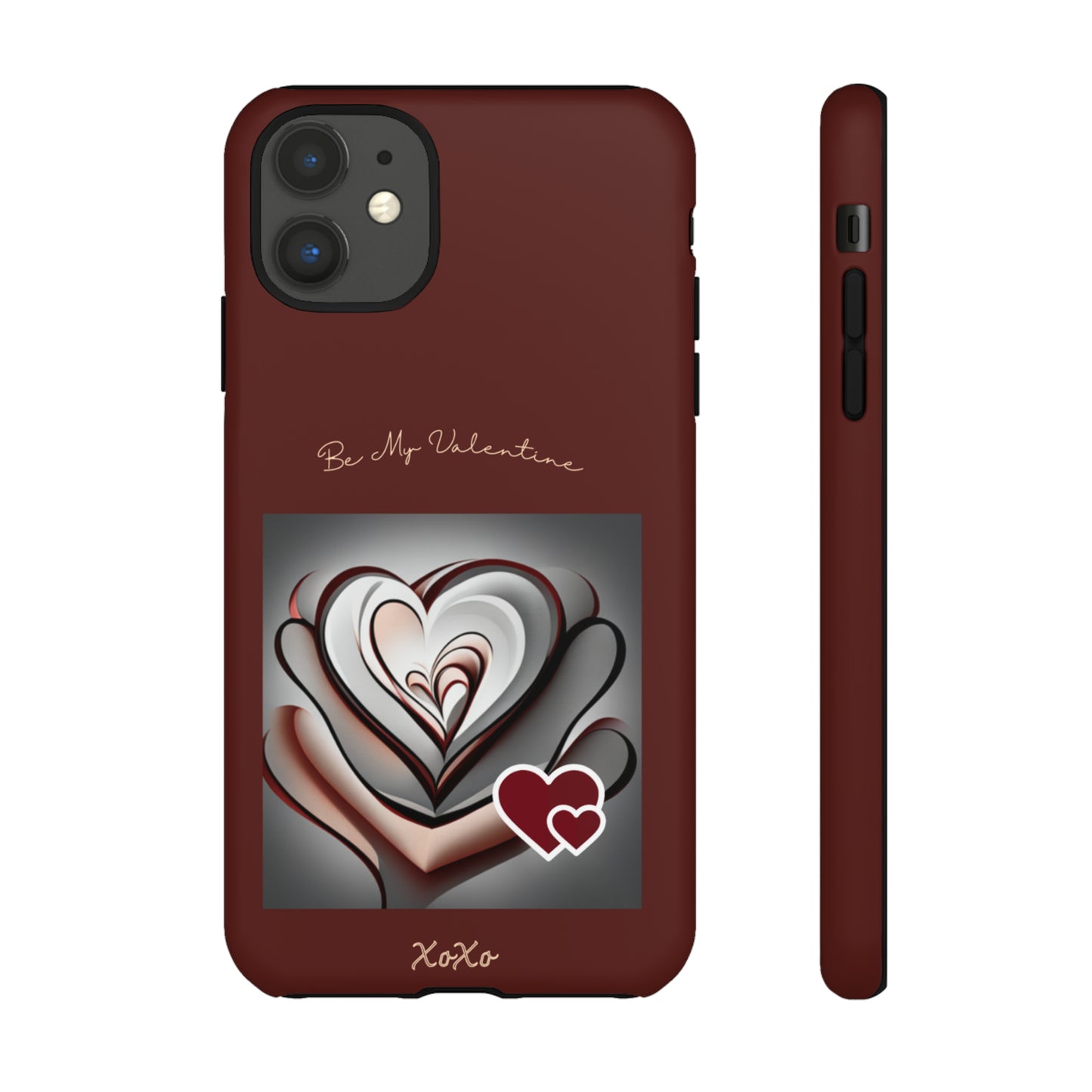 Valentine Triple Heart: 46-Tough Case iPhone series 15 14 13 12 11 X XR XS 8: Google series 7 6 5: Samsung series S23 S22 S21 S20 S10