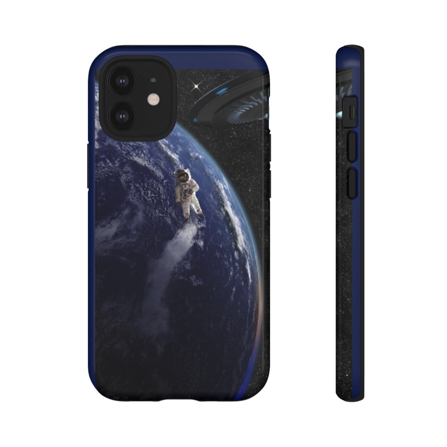 Man In Space with Dark Blue background: 46-Tough Case iPhone series 15 14 13 12 11 X XR XS 8: Google series 7 6 5: Samsung series S23 S22 S21 S20 S10s