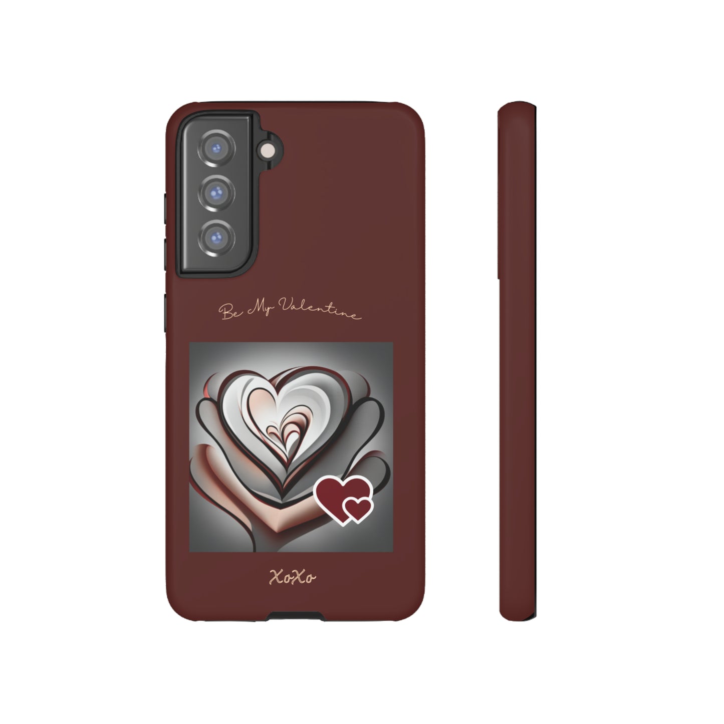 Valentine Triple Heart: 46-Tough Case iPhone series 15 14 13 12 11 X XR XS 8: Google series 7 6 5: Samsung series S23 S22 S21 S20 S10