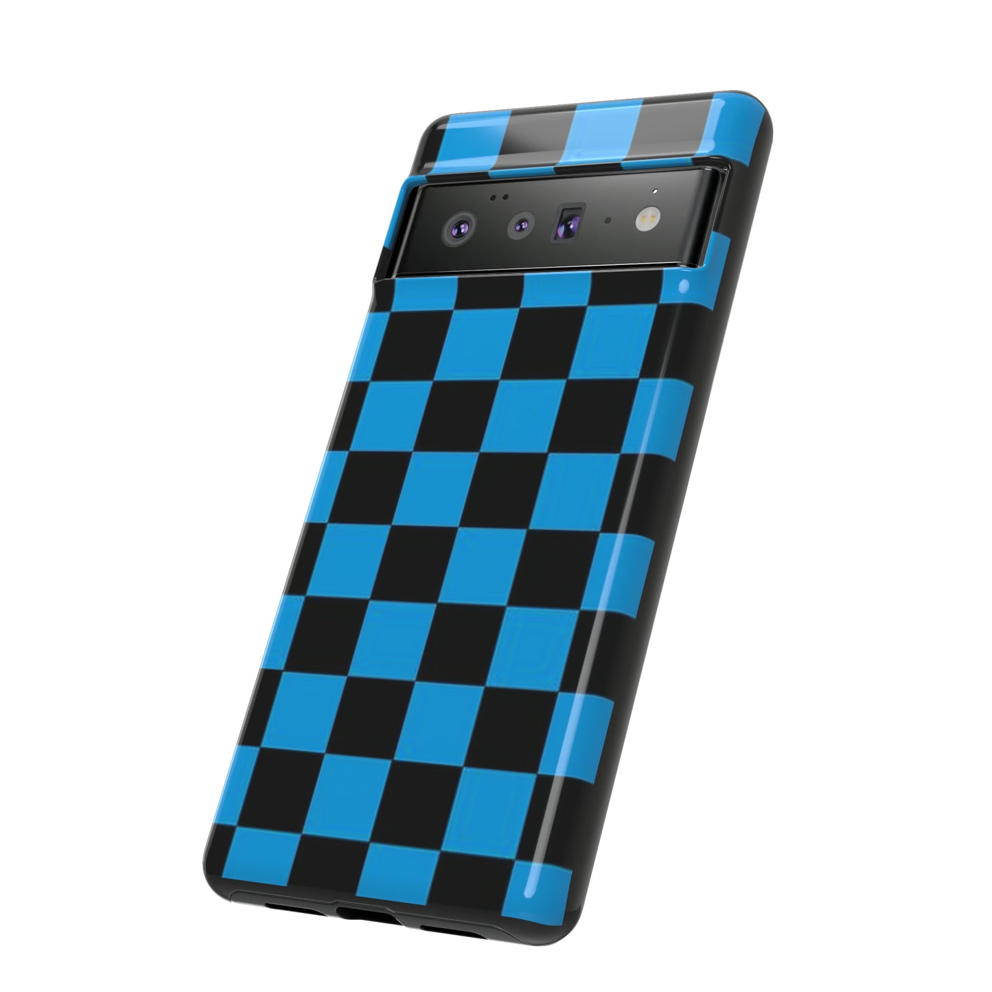 Blue and Black Checkers: 46-Tough Case iPhone series 15 14 13 12 11 X XR XS 8: Google series 7 6 5: Samsung series S23 S22 S21 S20 S10