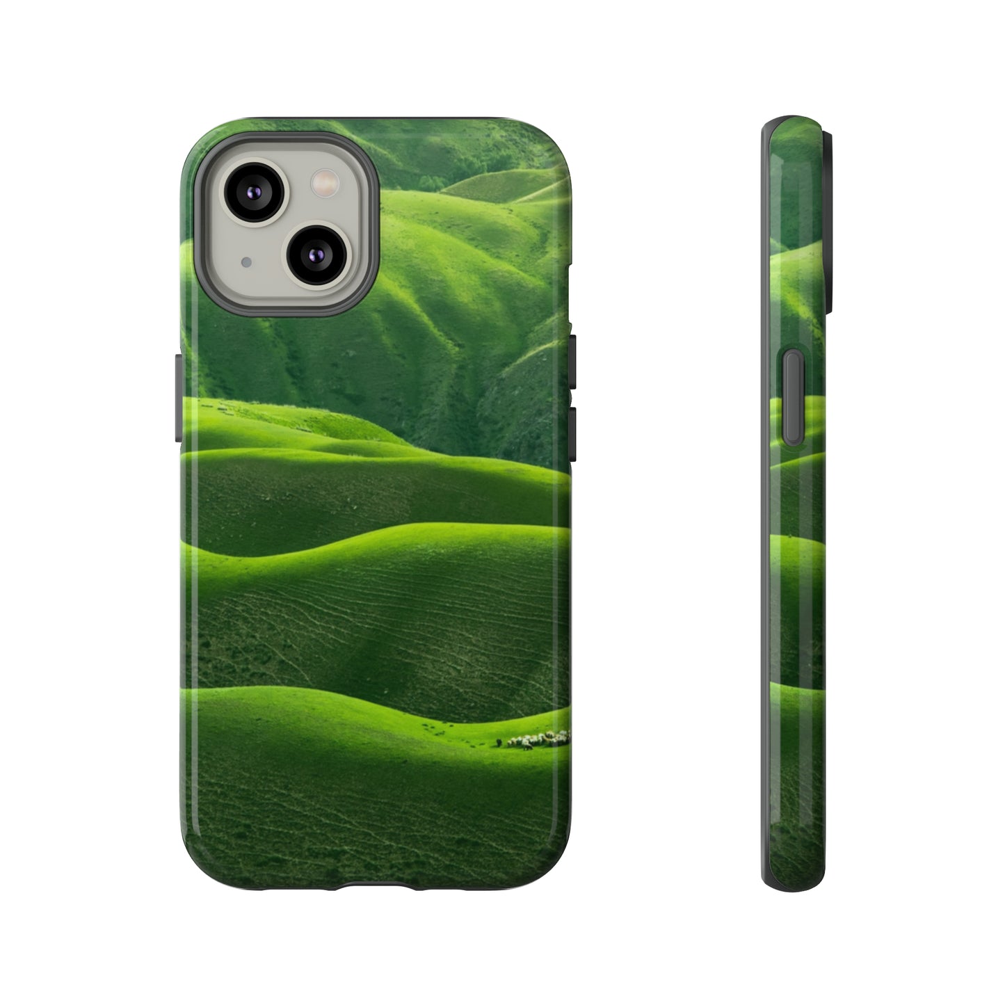 Forest Green Rolling Hills #8: 46-Tough Case iPhone series 15 14 13 12 11 X XR XS 8: Google series 7 6 5: Samsung series S23 S22 S21 S20 S10