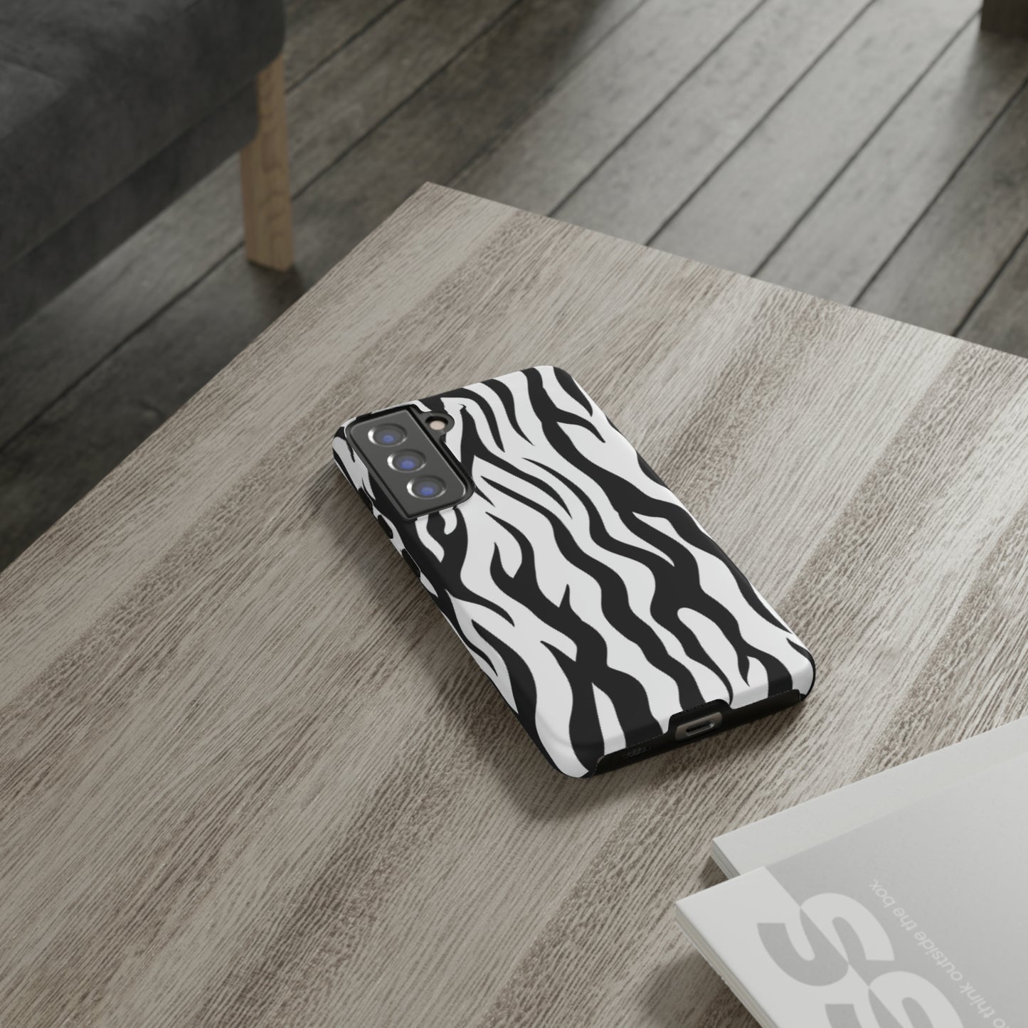 Black and White Camouflaged: 46-Tough Case iPhone series 15 14 13 12 11 X XR XS 8: Google series 7 6 5: Samsung series S23 S22 S21 S20 S10