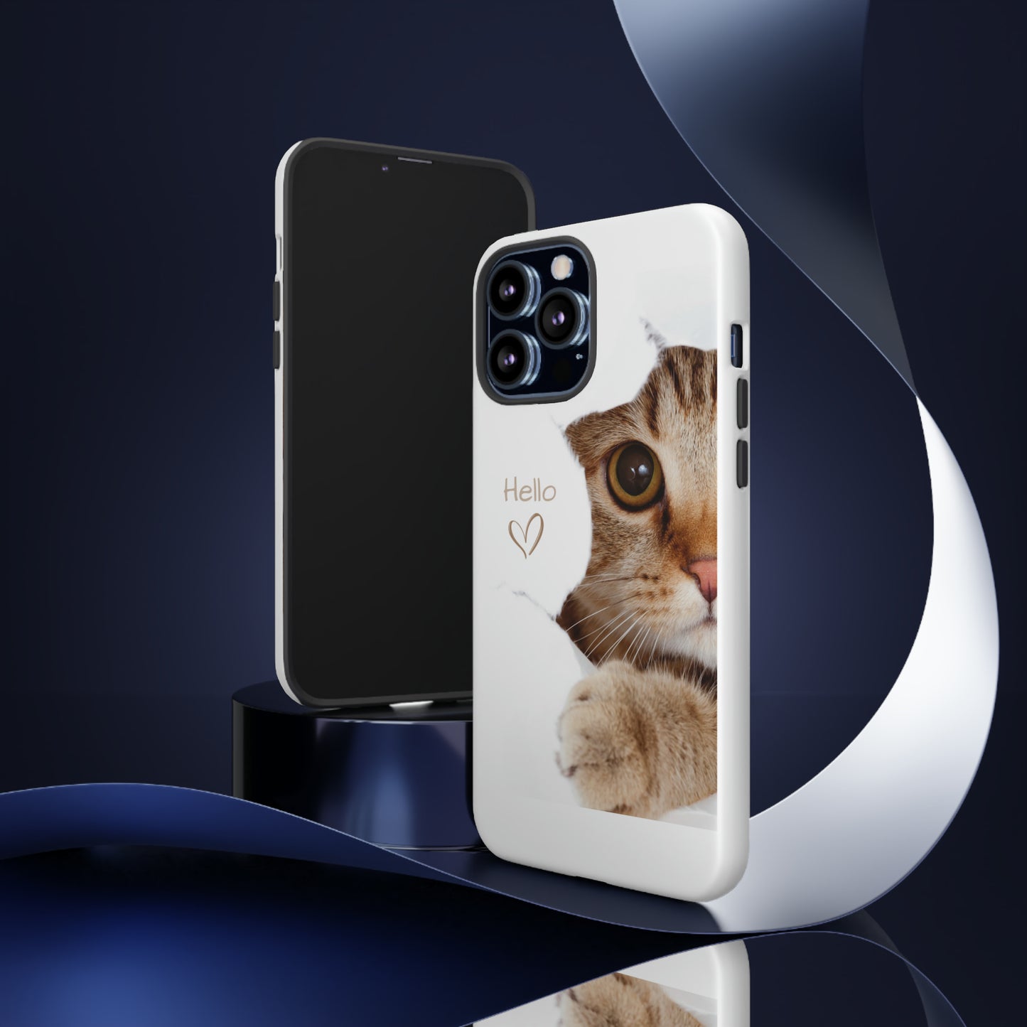 Hey Kitty with white background: 46-Tough Case iPhone series 15 14 13 12 11 X XR XS 8: Google series 7 6 5: Samsung series S23 S22 S21 S20 S10