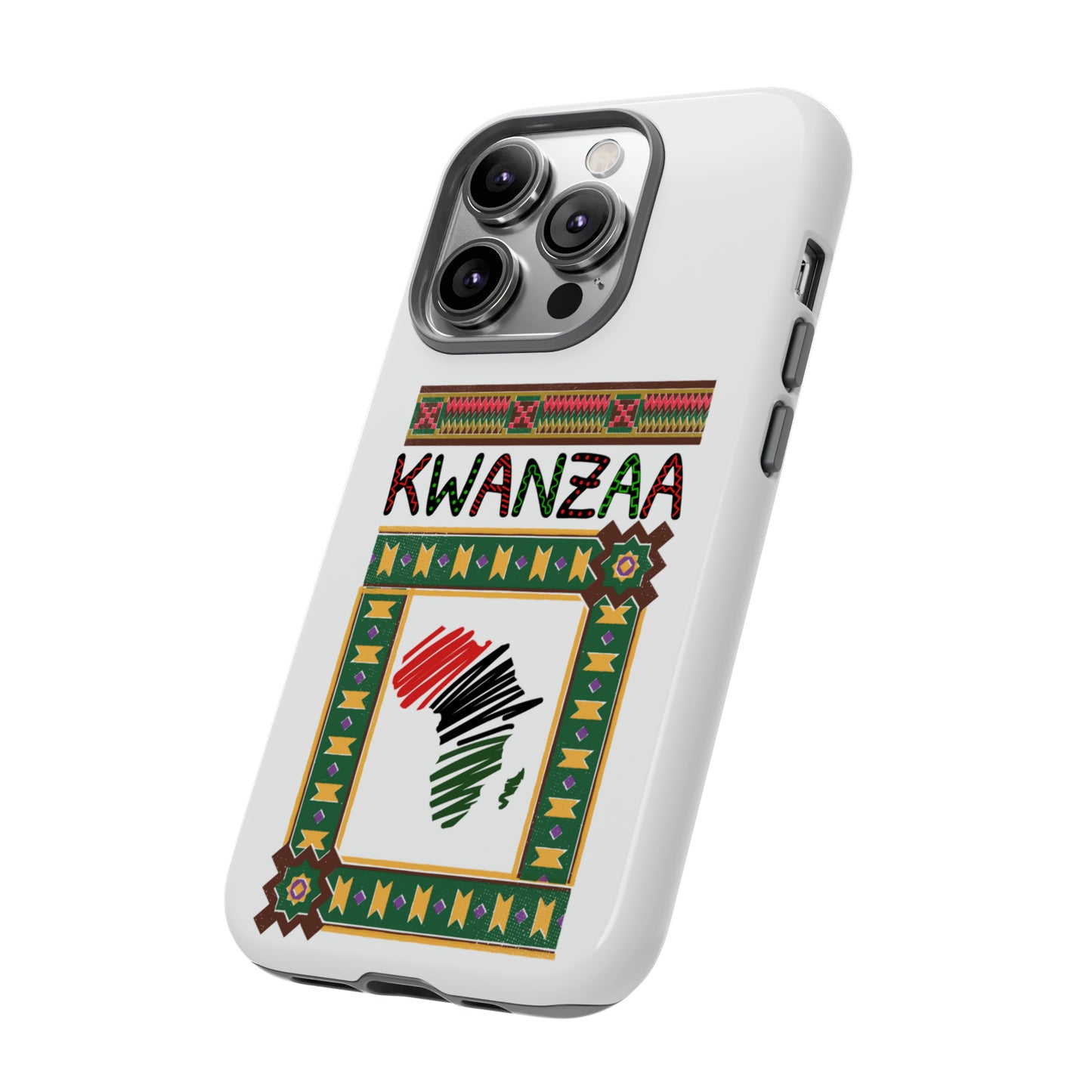 AFRICA KWANZAA: 46-Tough Case iPhone series 15 14 13 12 11 X XR XS 8: Google series 7 6 5: Samsung series S23 S22 S21 S20 S10