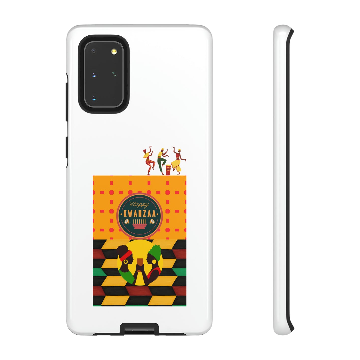 HAPPY KWANZA: 46-Tough Case iPhone series 15 14 13 12 11 X XR XS 8: Google series 7 6 5: Samsung series S23 S22 S21 S20 S10