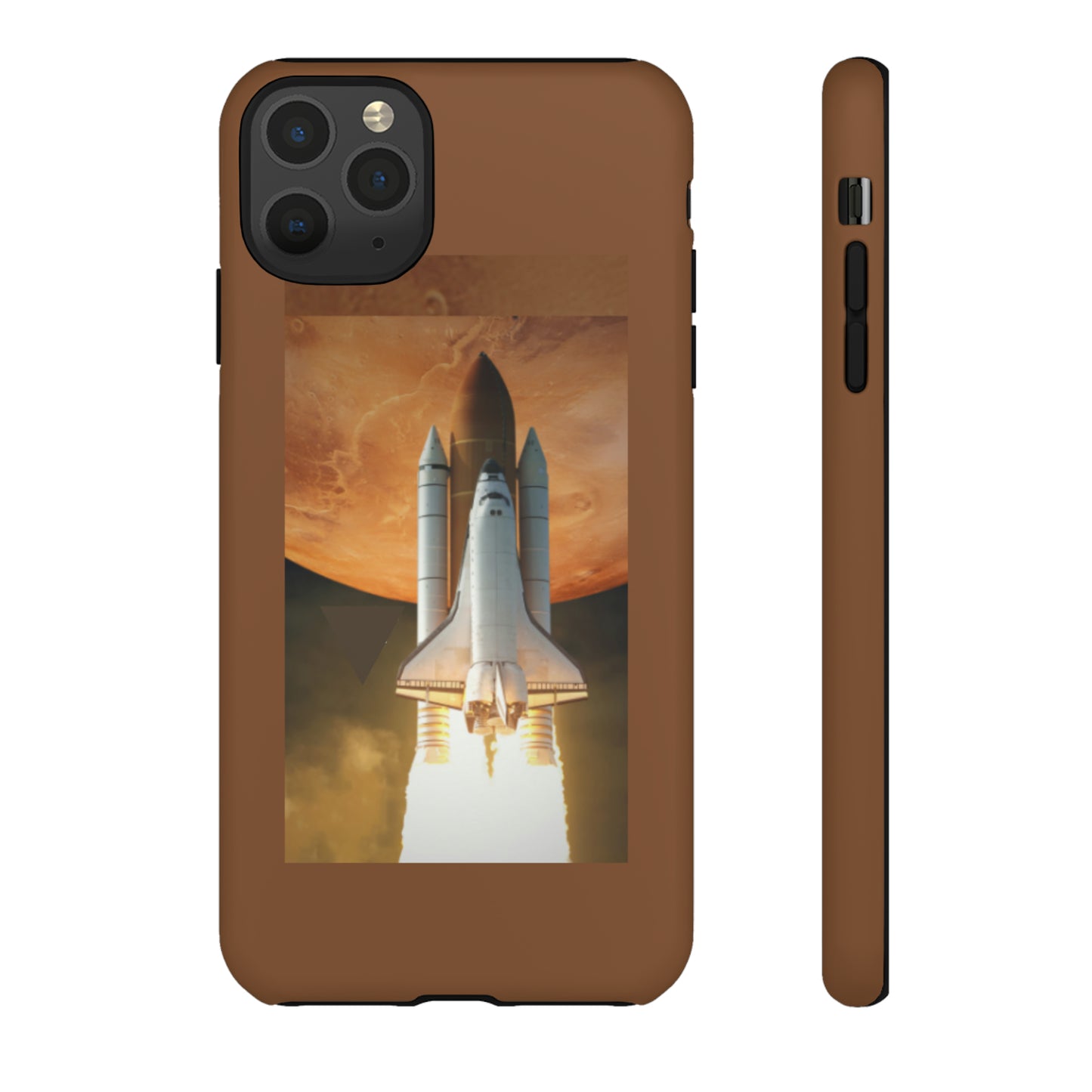 Rocket Man with Light Brown background: 46-Tough Case iPhone series 15 14 13 12 11 X XR XS 8: Google series 7 6 5: Samsung series S23 S22 S21 S20 S10