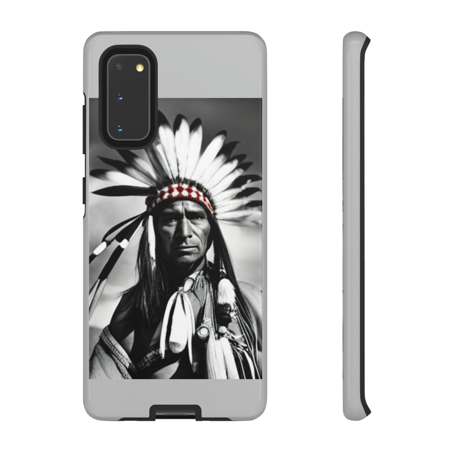 Warrior Pride with Grey Background: 46-Tough Case iPhone series 15 14 13 12 11 X XR XS 8: Google series 7 6 5: Samsung series S23 S22 S21 S20 S10