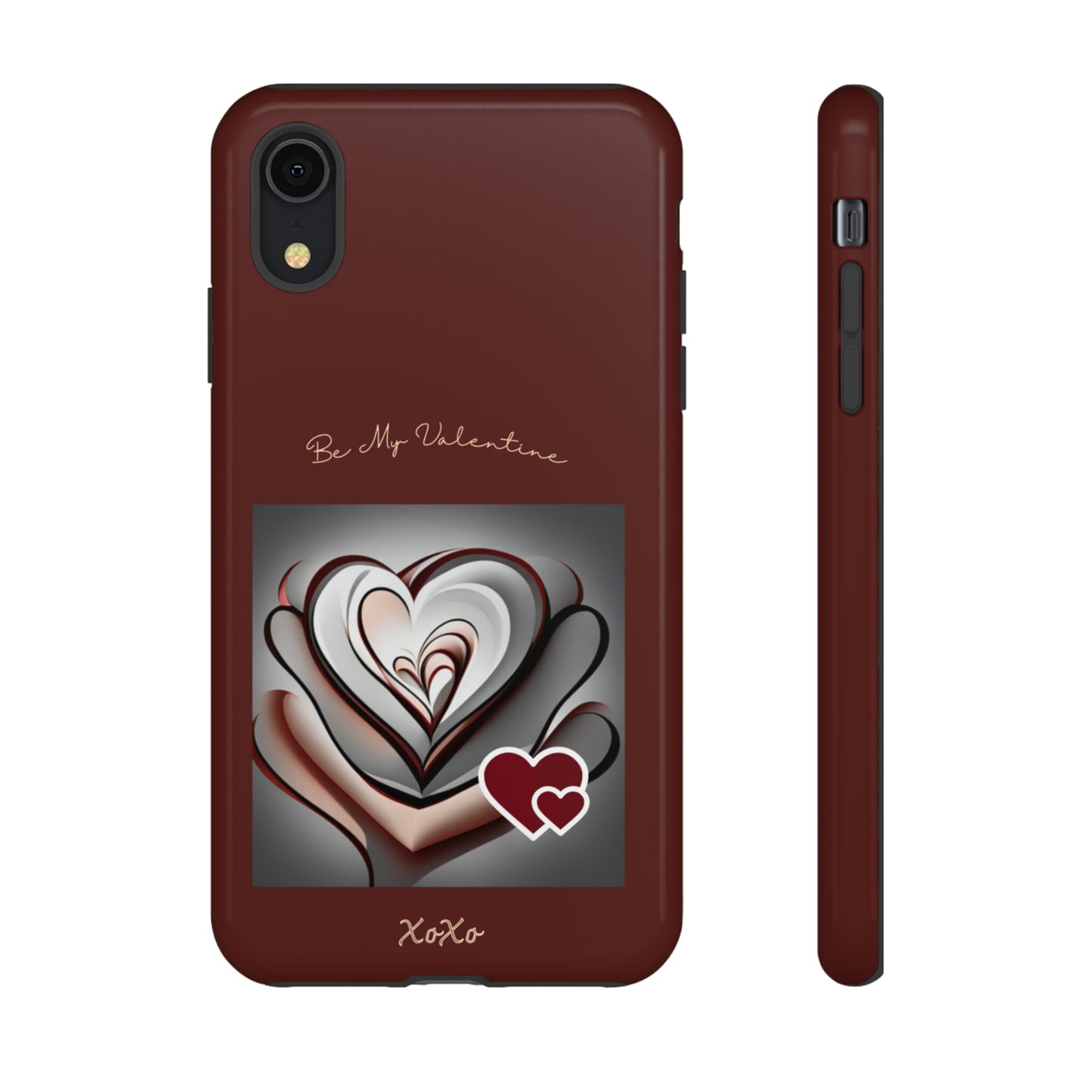 Valentine Triple Heart: 46-Tough Case iPhone series 15 14 13 12 11 X XR XS 8: Google series 7 6 5: Samsung series S23 S22 S21 S20 S10