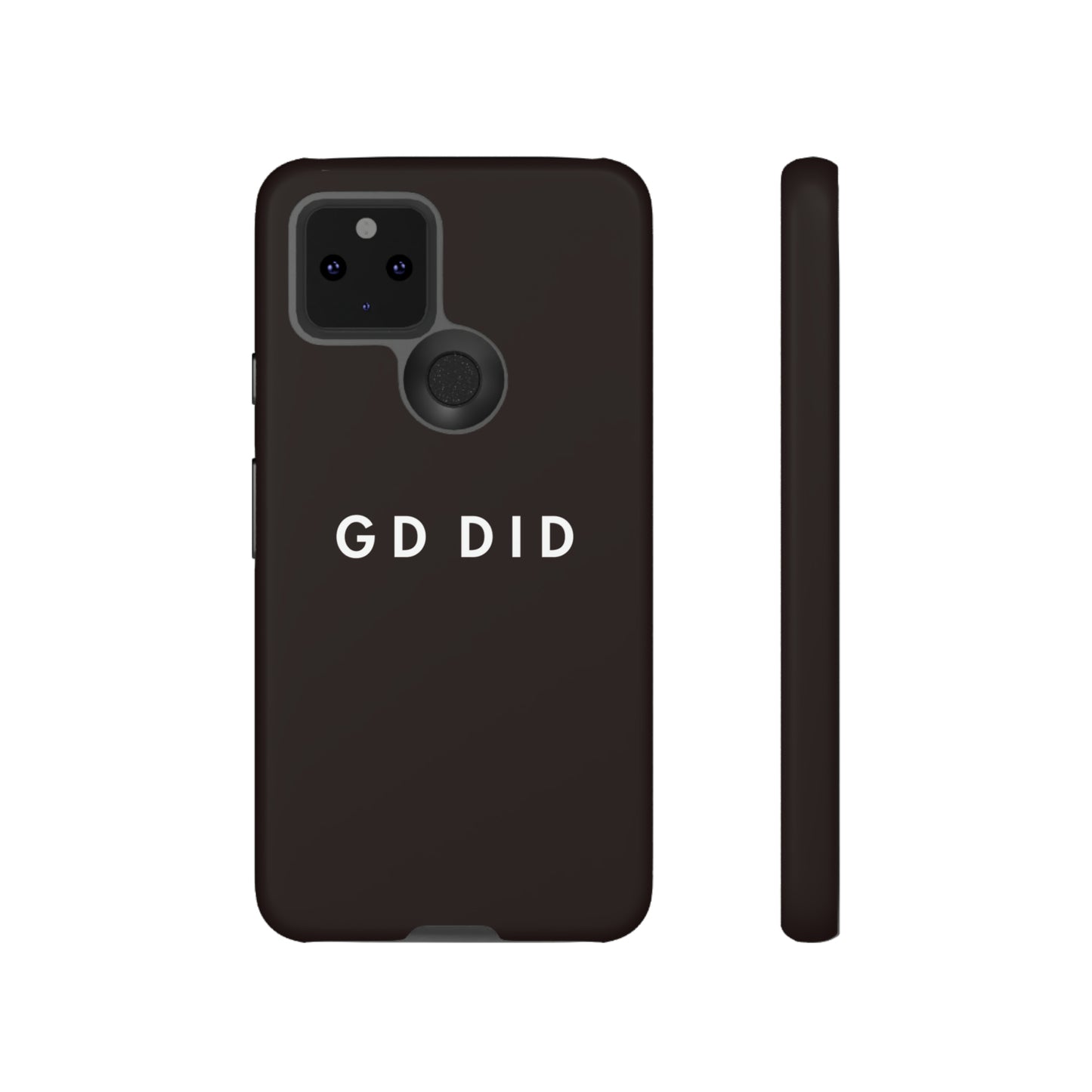 GOD DID BLACK: 46-Tough Case iPhone series 15 14 13 12 11 X XR XS 8: Google series 7 6 5: Samsung series S23 S22 S21 S20 S10