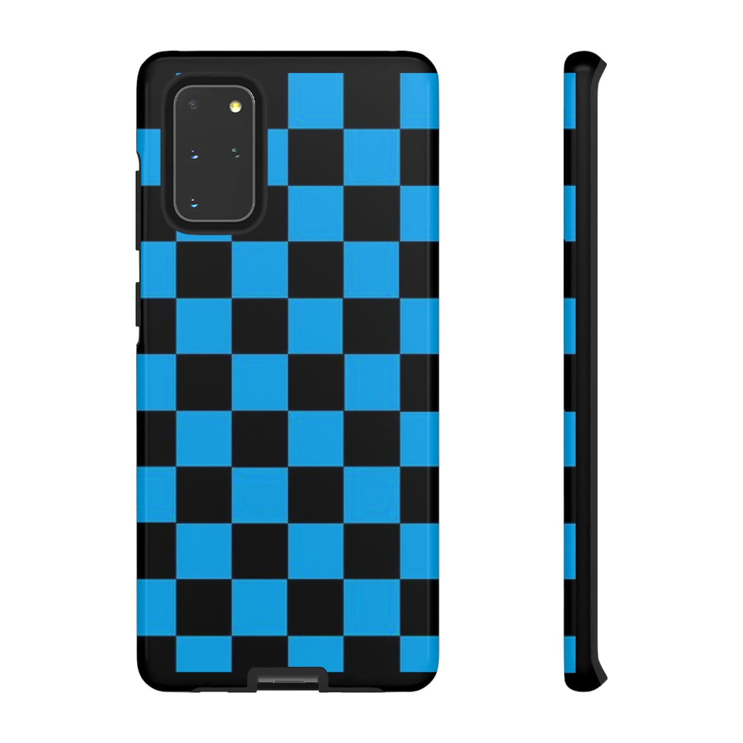 Blue and Black Checkers: 46-Tough Case iPhone series 15 14 13 12 11 X XR XS 8: Google series 7 6 5: Samsung series S23 S22 S21 S20 S10