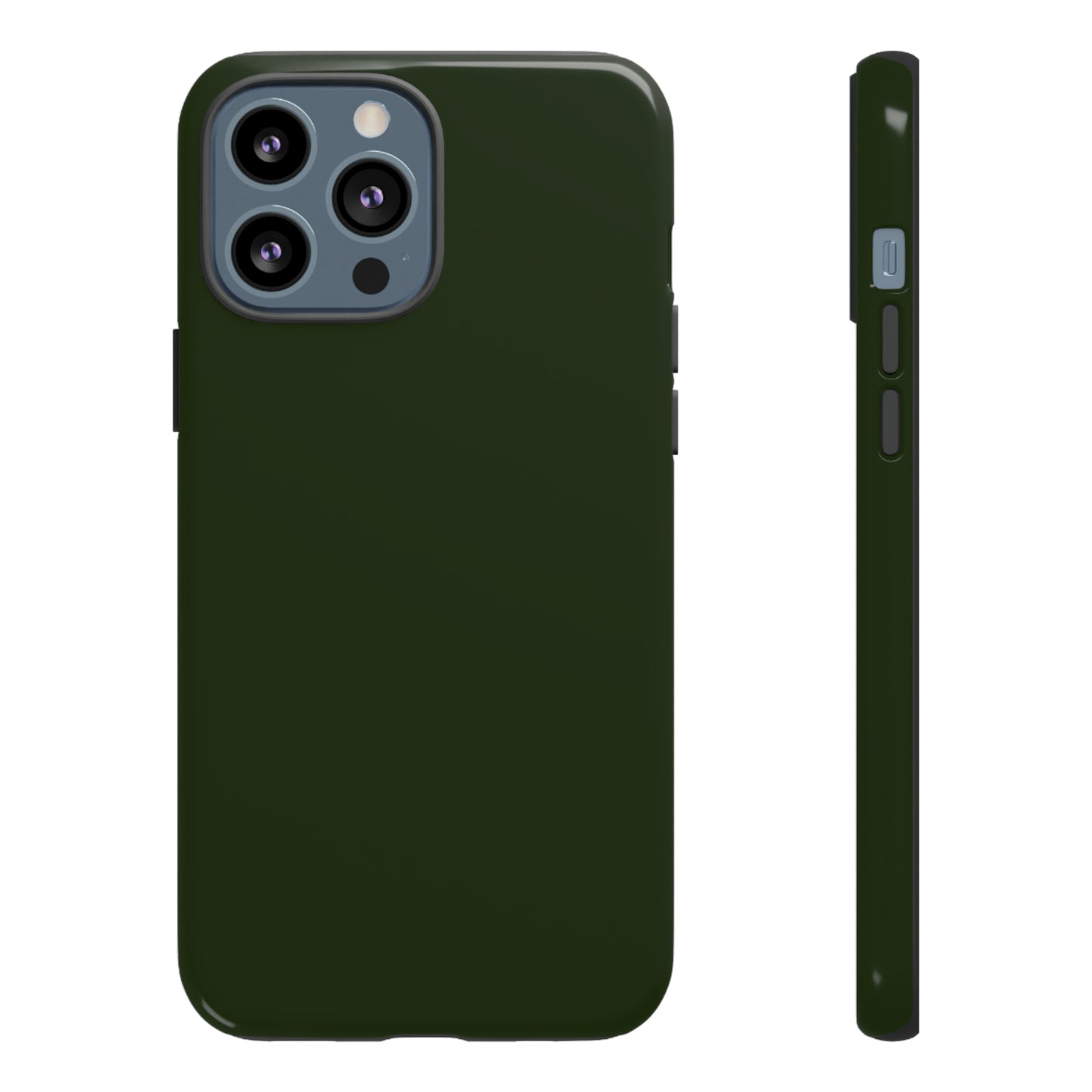 Outdoor Queen Forest Green 1 - #202d10: 46-Tough Case iPhone series 15 14 13 12 11 X XR XS 8: Google series 7 6 5: Samsung series S23 S22 S21 S20 S10