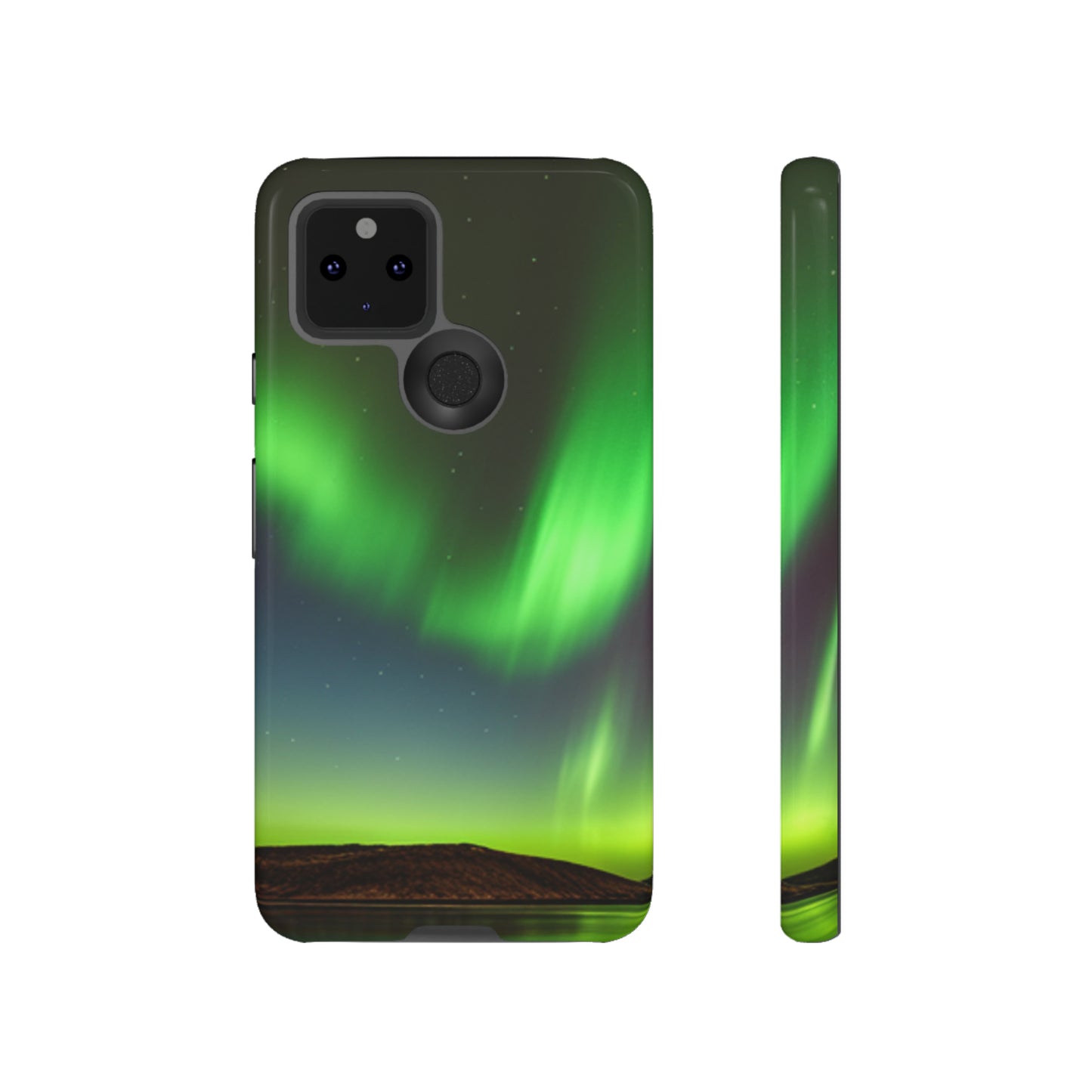 Northern Lights with a black background: 46-Tough Case iPhone series 15 14 13 12 11 X XR XS 8: Google series 7 6 5: Samsung series S23 S22 S21 S20 S10