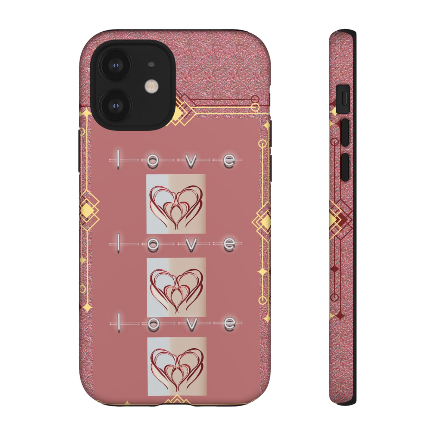 Three Hearts Love: 46-Tough Case iPhone series 15 14 13 12 11 X XR XS 8: Google series 7 6 5: Samsung series S23 S22 S21 S20 S10