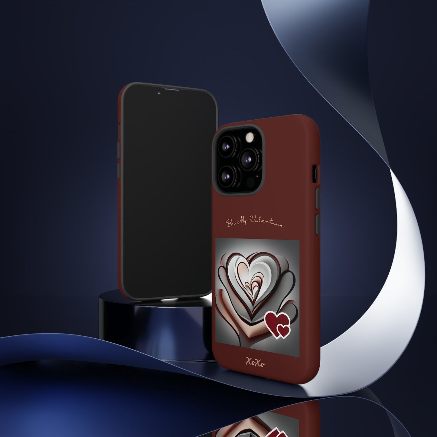 Valentine Triple Heart: 46-Tough Case iPhone series 15 14 13 12 11 X XR XS 8: Google series 7 6 5: Samsung series S23 S22 S21 S20 S10