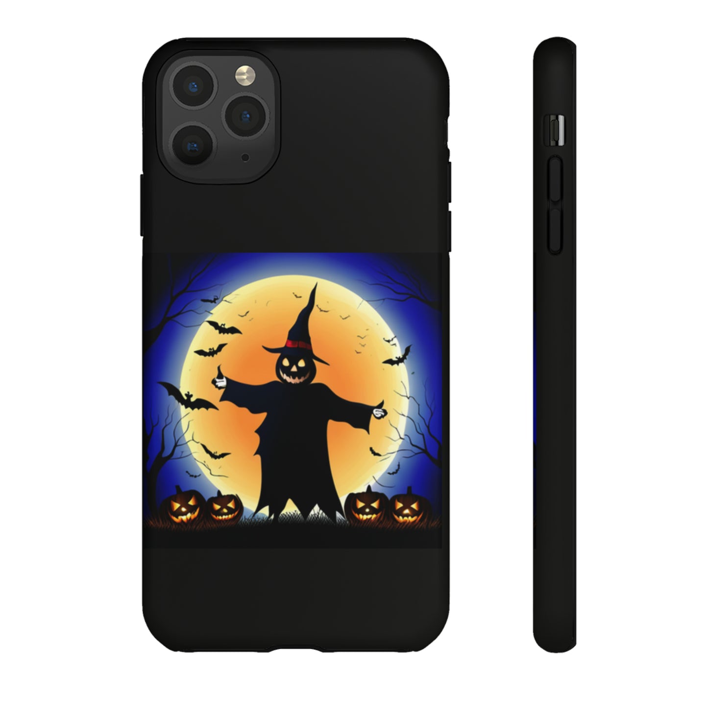 Scary Halloween with Black background: 46-Tough Case iPhone series 15 14 13 12 11 X XR XS 8: Google series 7 6 5: Samsung series S23 S22 S21 S20 S10Tough Cases