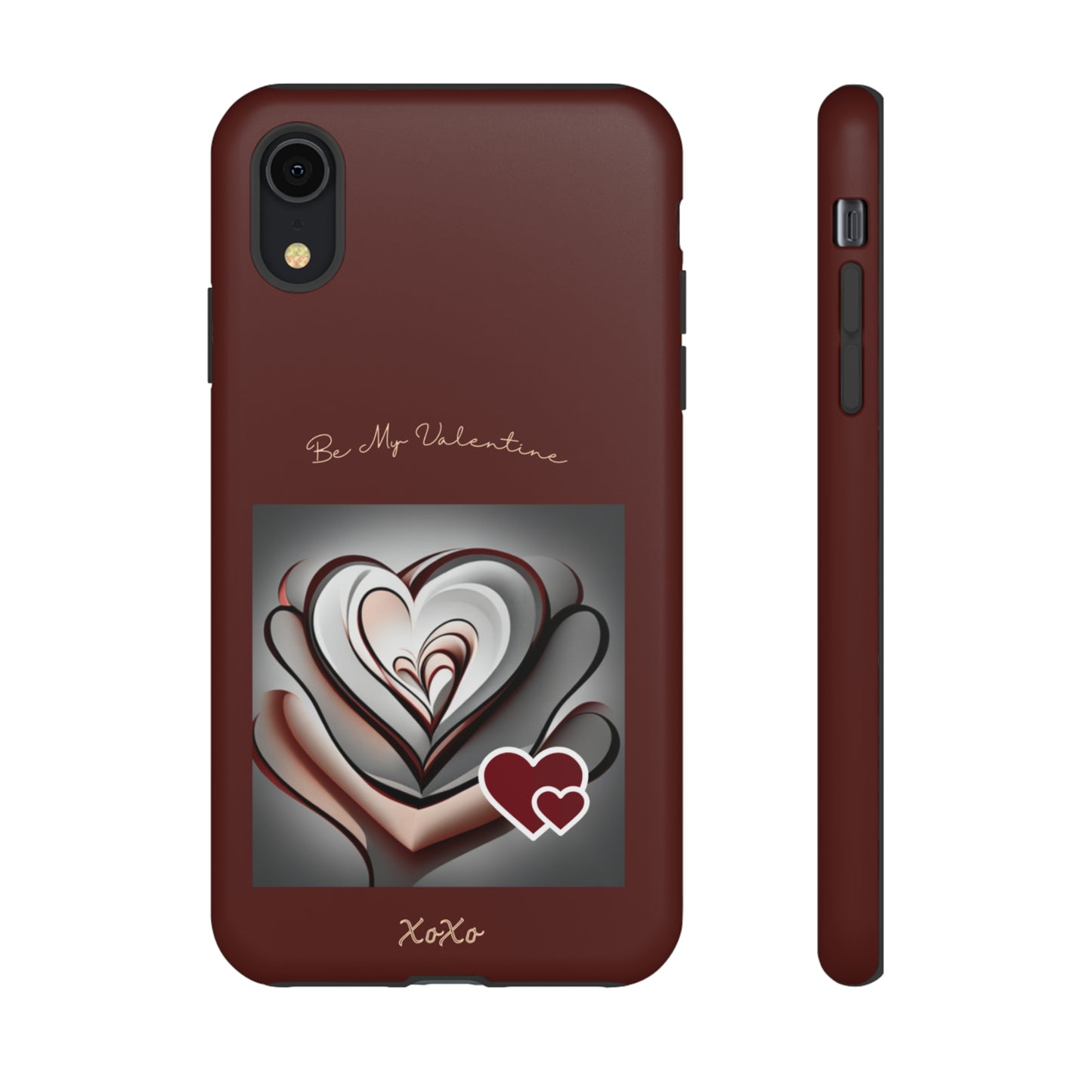 Valentine Triple Heart: 46-Tough Case iPhone series 15 14 13 12 11 X XR XS 8: Google series 7 6 5: Samsung series S23 S22 S21 S20 S10