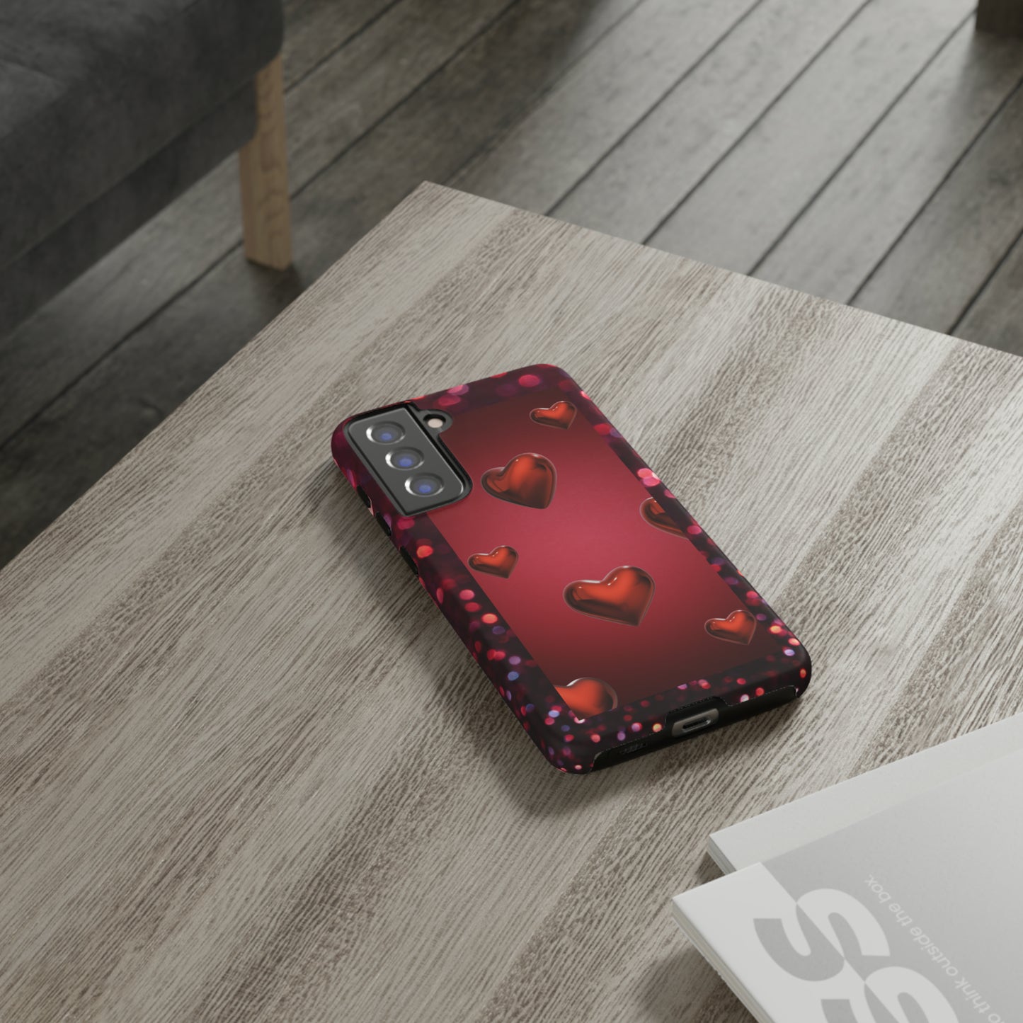 Real Red Valentine: 46-Tough Case iPhone series 15 14 13 12 11 X XR XS 8: Google series 7 6 5: Samsung series S23 S22 S21 S20 S10