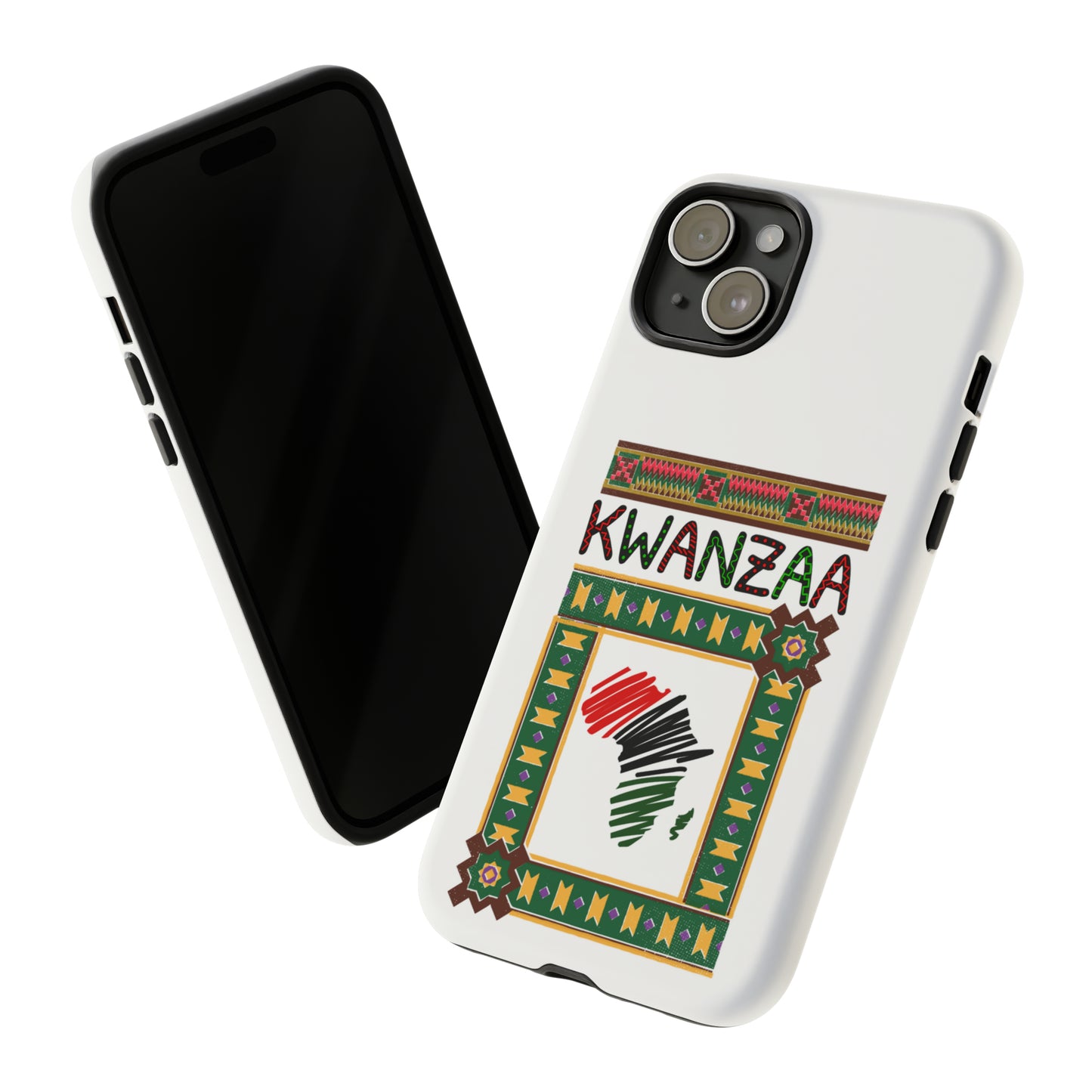 AFRICA KWANZAA: 46-Tough Case iPhone series 15 14 13 12 11 X XR XS 8: Google series 7 6 5: Samsung series S23 S22 S21 S20 S10