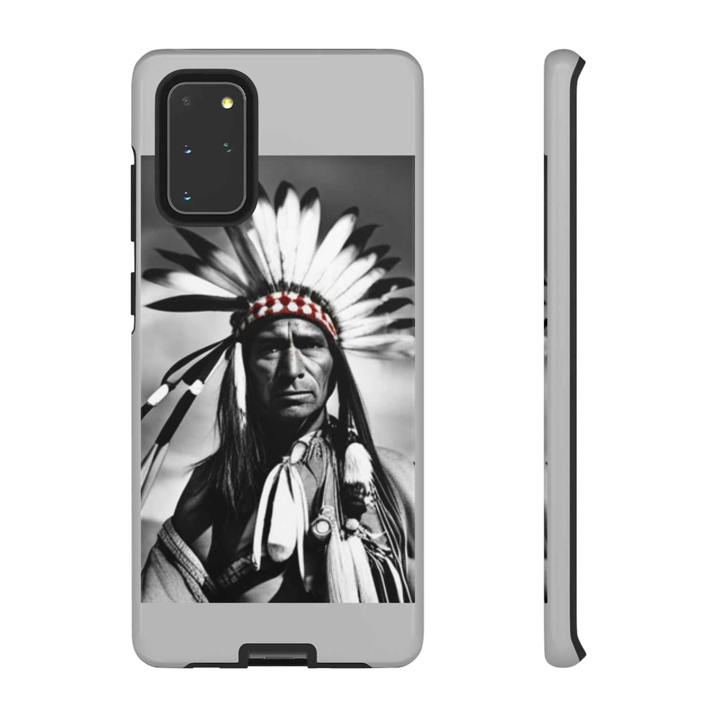 Warrior Pride with Grey Background: 46-Tough Case iPhone series 15 14 13 12 11 X XR XS 8: Google series 7 6 5: Samsung series S23 S22 S21 S20 S10