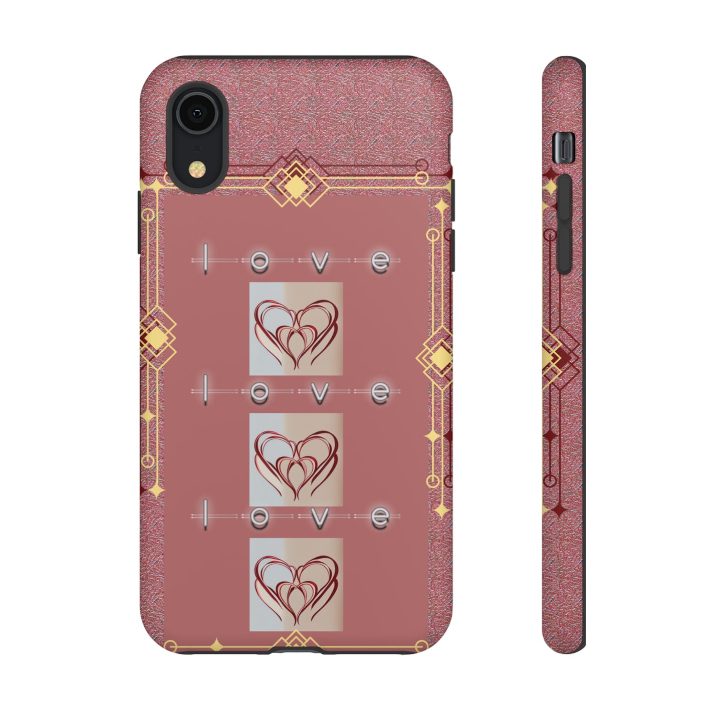 Three Hearts Love: 46-Tough Case iPhone series 15 14 13 12 11 X XR XS 8: Google series 7 6 5: Samsung series S23 S22 S21 S20 S10