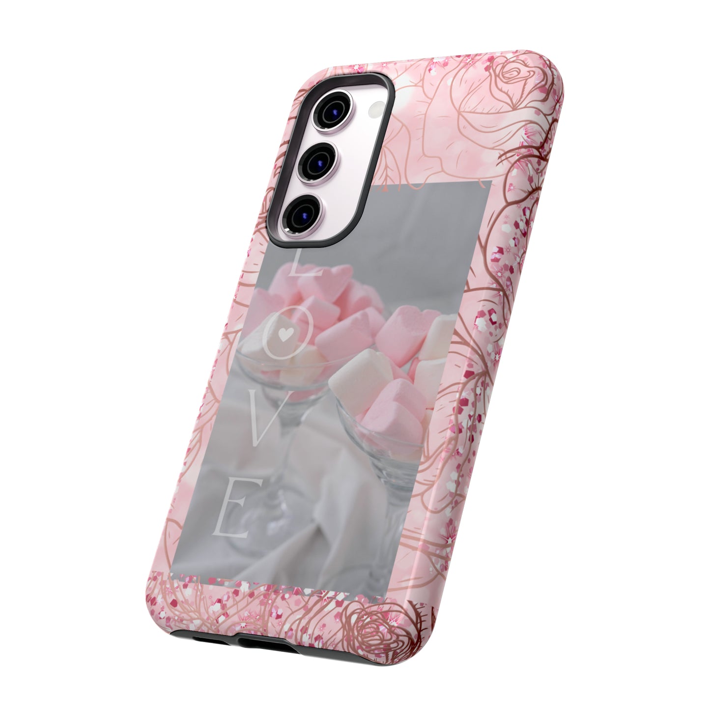 Pink Candy Love: 46-Tough Case iPhone series 15 14 13 12 11 X XR XS 8: Google series 7 6 5: Samsung series S23 S22 S21 S20 S10